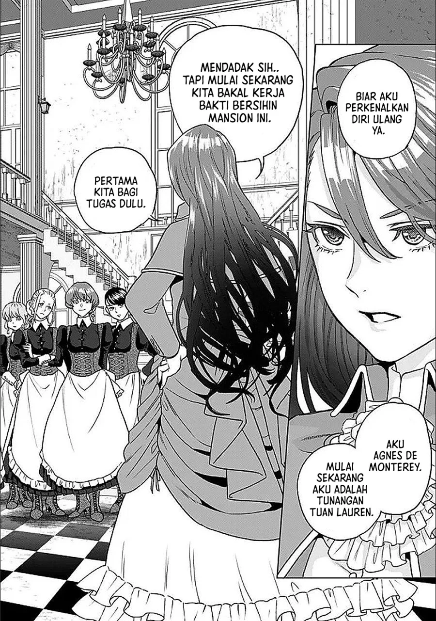Shounin Reijou Agnes Henkyou ni Tsuihou Sareta Akuyaku Reijou wa Shousai o Hakki Shi Nariagaru Chapter 2.1 - halaman 12