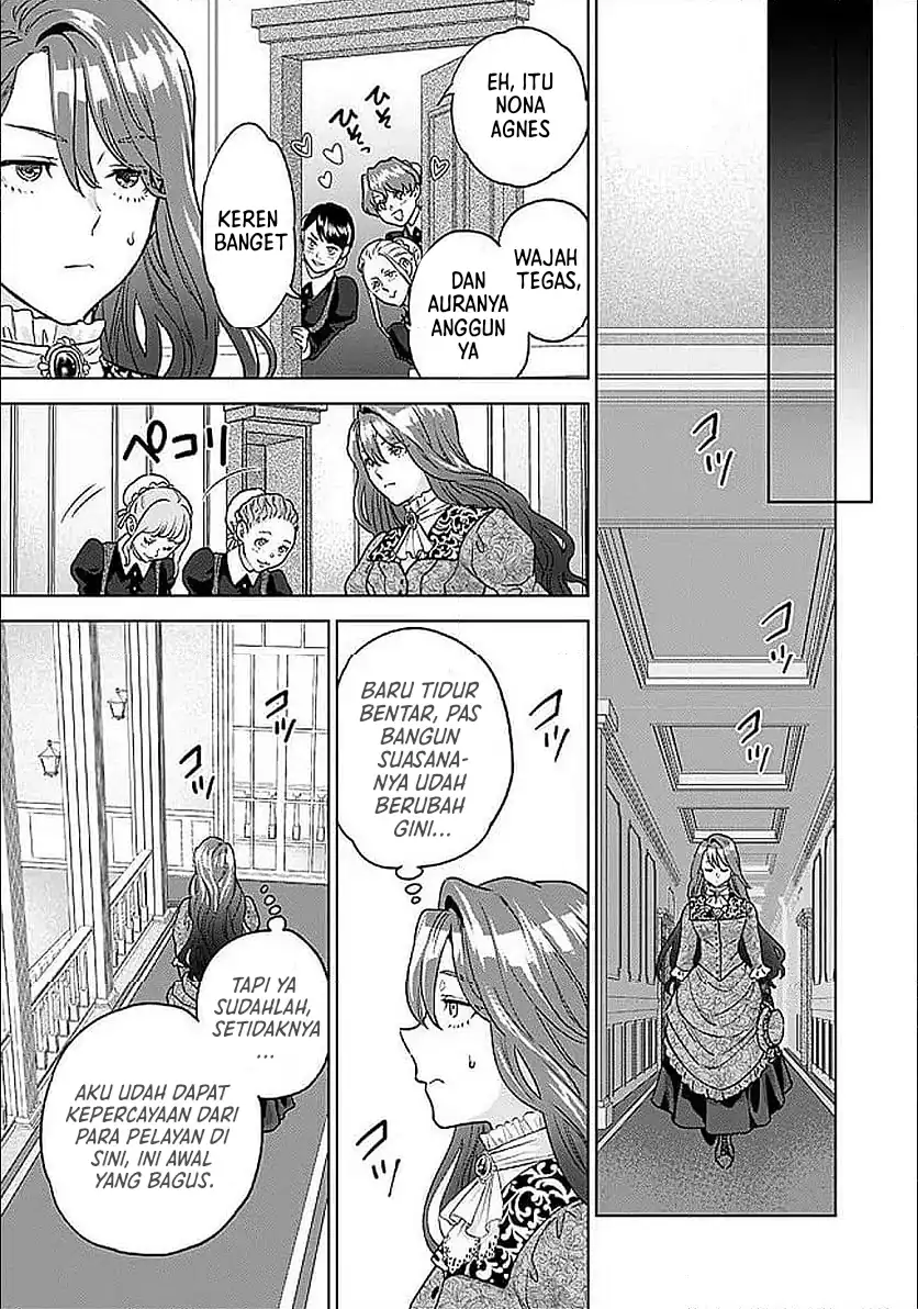 Shounin Reijou Agnes Henkyou ni Tsuihou Sareta Akuyaku Reijou wa Shousai o Hakki Shi Nariagaru Chapter 2.2 - halaman 11