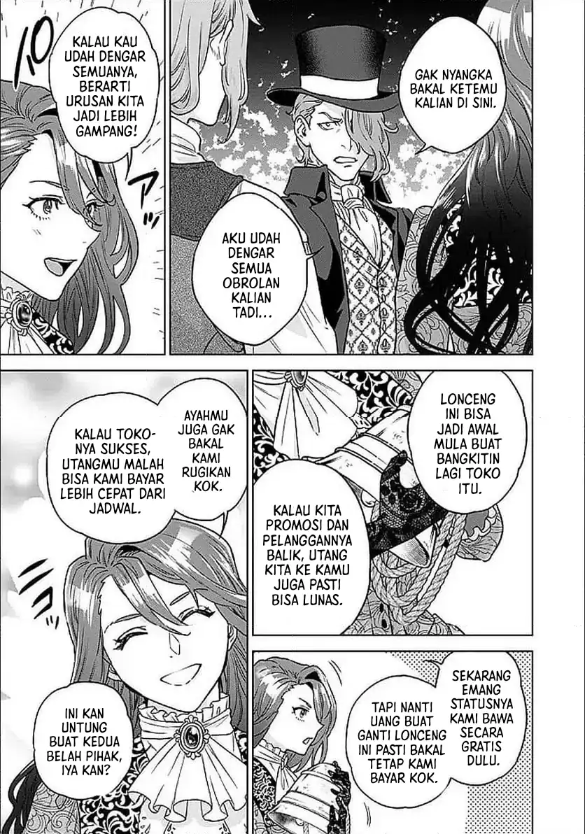 Shounin Reijou Agnes Henkyou ni Tsuihou Sareta Akuyaku Reijou wa Shousai o Hakki Shi Nariagaru Chapter 3.2 - halaman 19