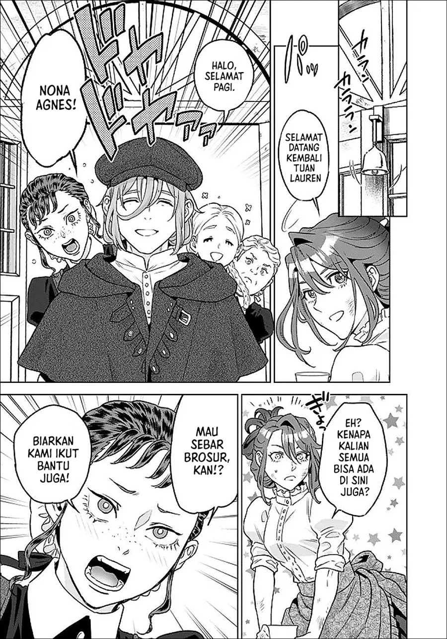Shounin Reijou Agnes Henkyou ni Tsuihou Sareta Akuyaku Reijou wa Shousai o Hakki Shi Nariagaru Chapter 4.3 - halaman 12