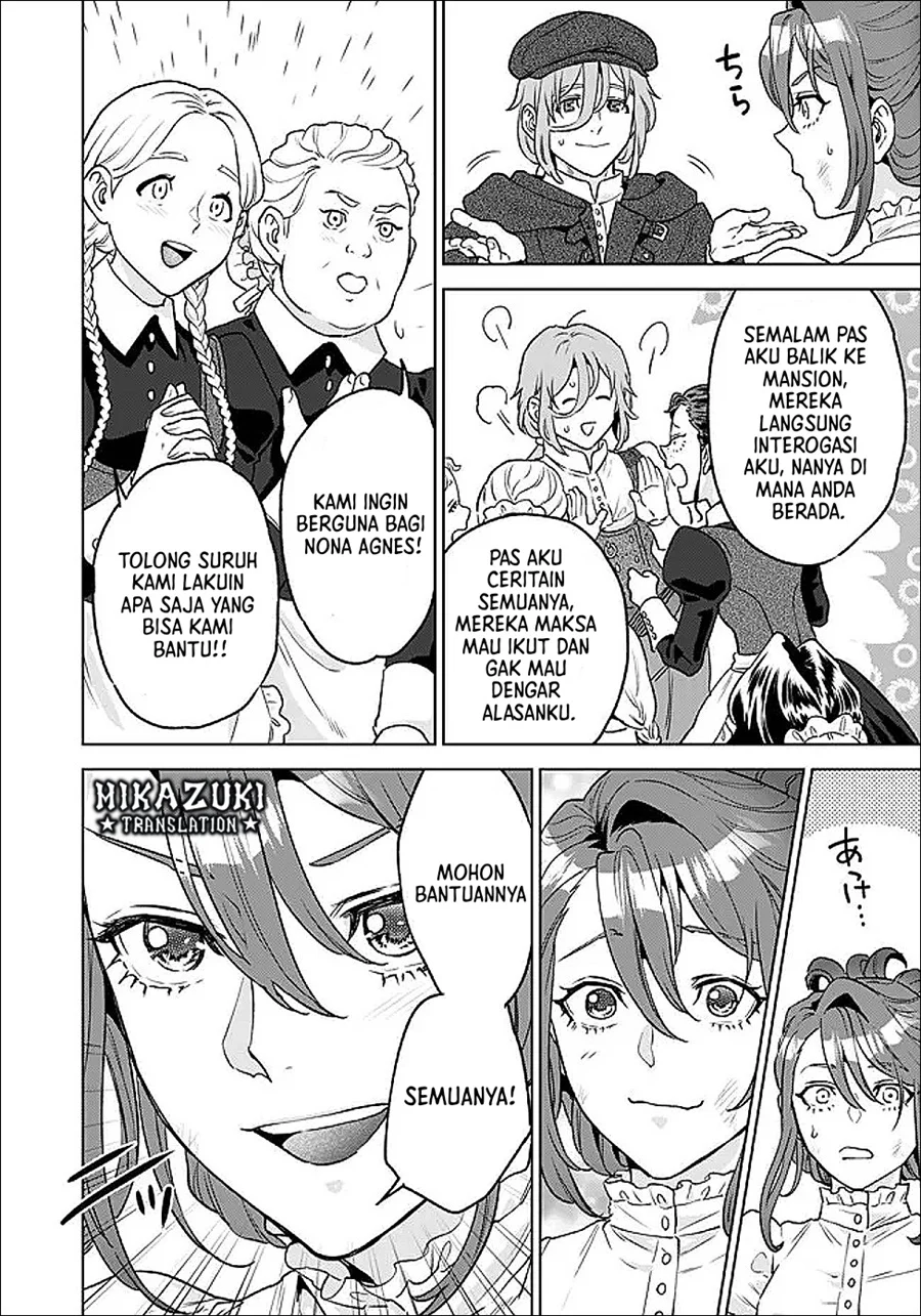 Shounin Reijou Agnes Henkyou ni Tsuihou Sareta Akuyaku Reijou wa Shousai o Hakki Shi Nariagaru Chapter 4.3 - halaman 13