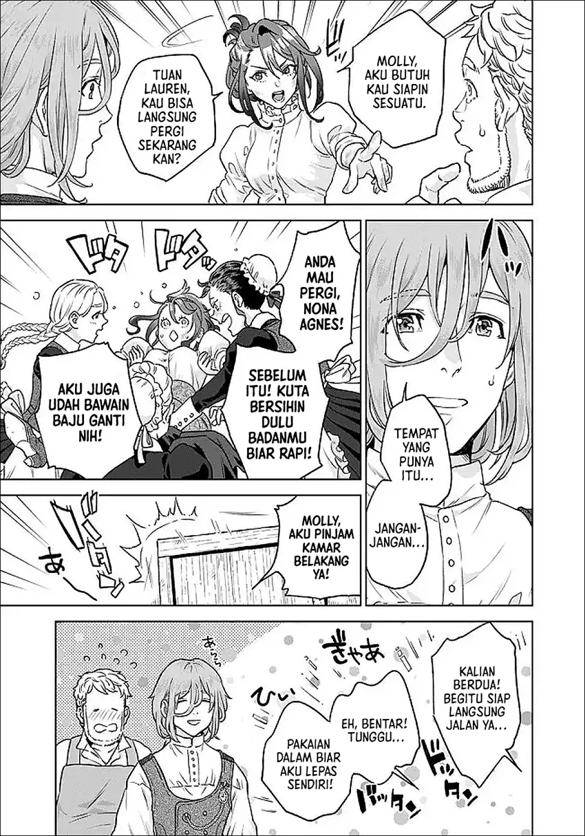 Shounin Reijou Agnes Henkyou ni Tsuihou Sareta Akuyaku Reijou wa Shousai o Hakki Shi Nariagaru Chapter 5.1 - halaman 6