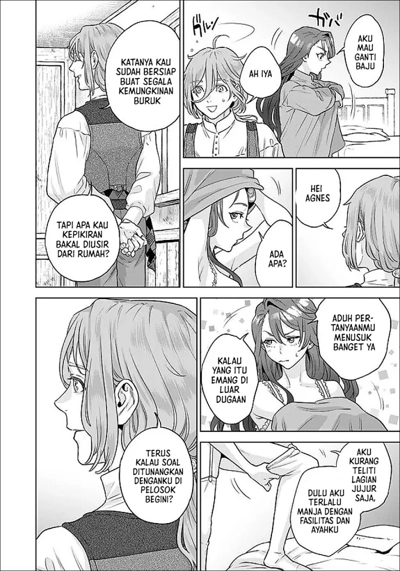 Shounin Reijou Agnes Henkyou ni Tsuihou Sareta Akuyaku Reijou wa Shousai o Hakki Shi Nariagaru Chapter 6.1 - halaman 9