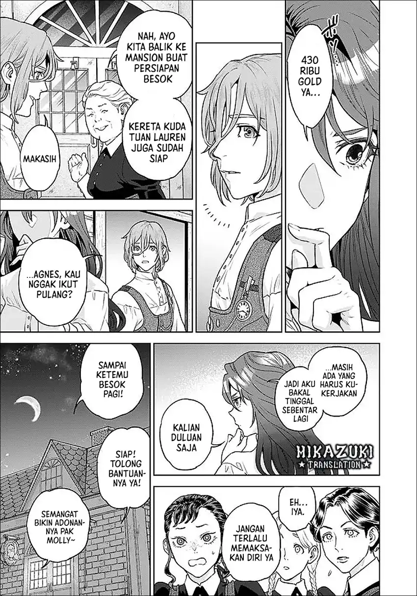 Shounin Reijou Agnes Henkyou ni Tsuihou Sareta Akuyaku Reijou wa Shousai o Hakki Shi Nariagaru Chapter 6.2 - halaman 13