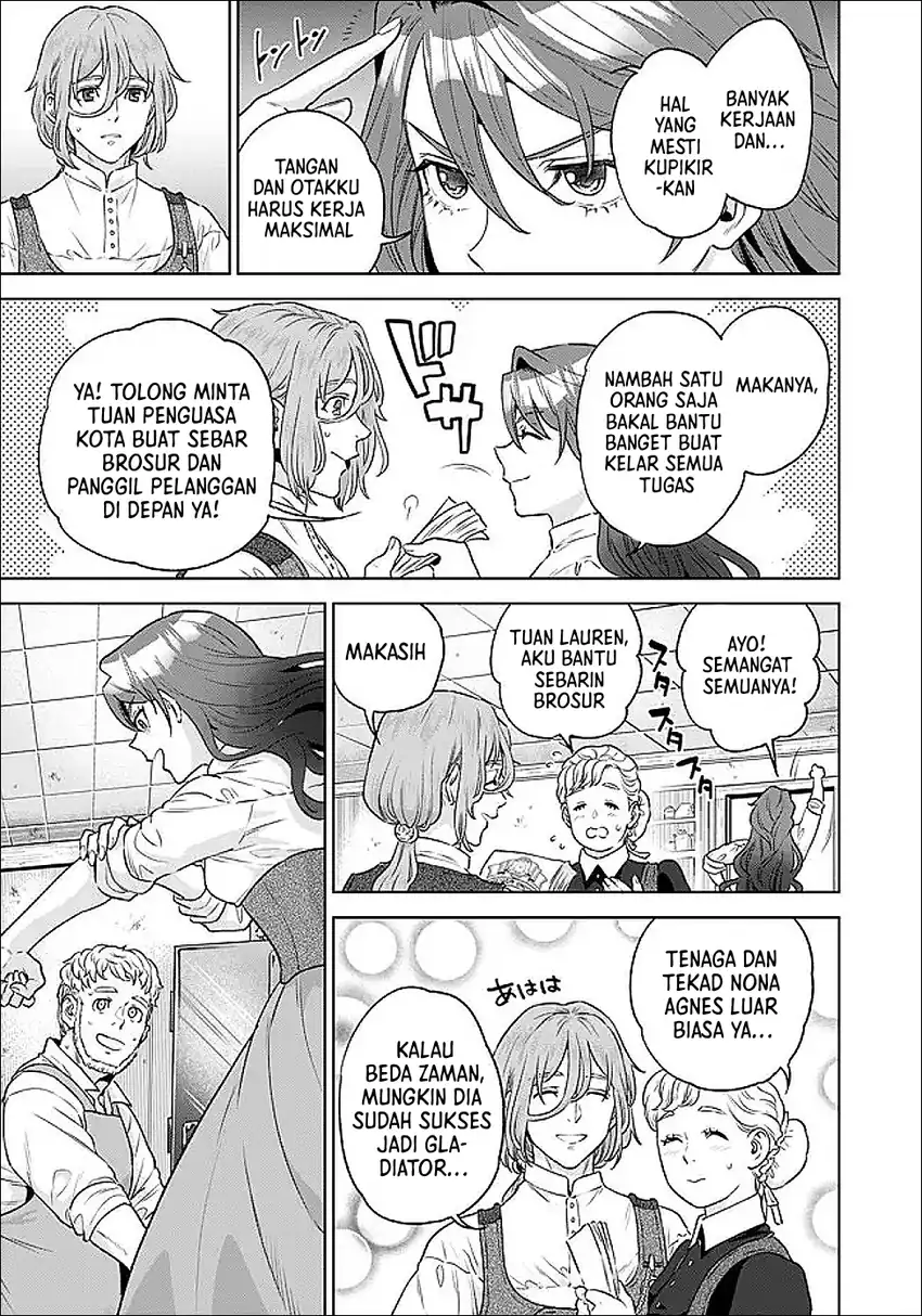 Shounin Reijou Agnes Henkyou ni Tsuihou Sareta Akuyaku Reijou wa Shousai o Hakki Shi Nariagaru Chapter 6.2 - halaman 9