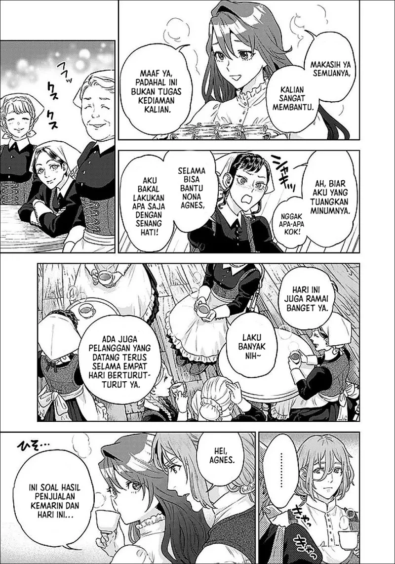 Shounin Reijou Agnes Henkyou ni Tsuihou Sareta Akuyaku Reijou wa Shousai o Hakki Shi Nariagaru Chapter 6.3 - halaman 6