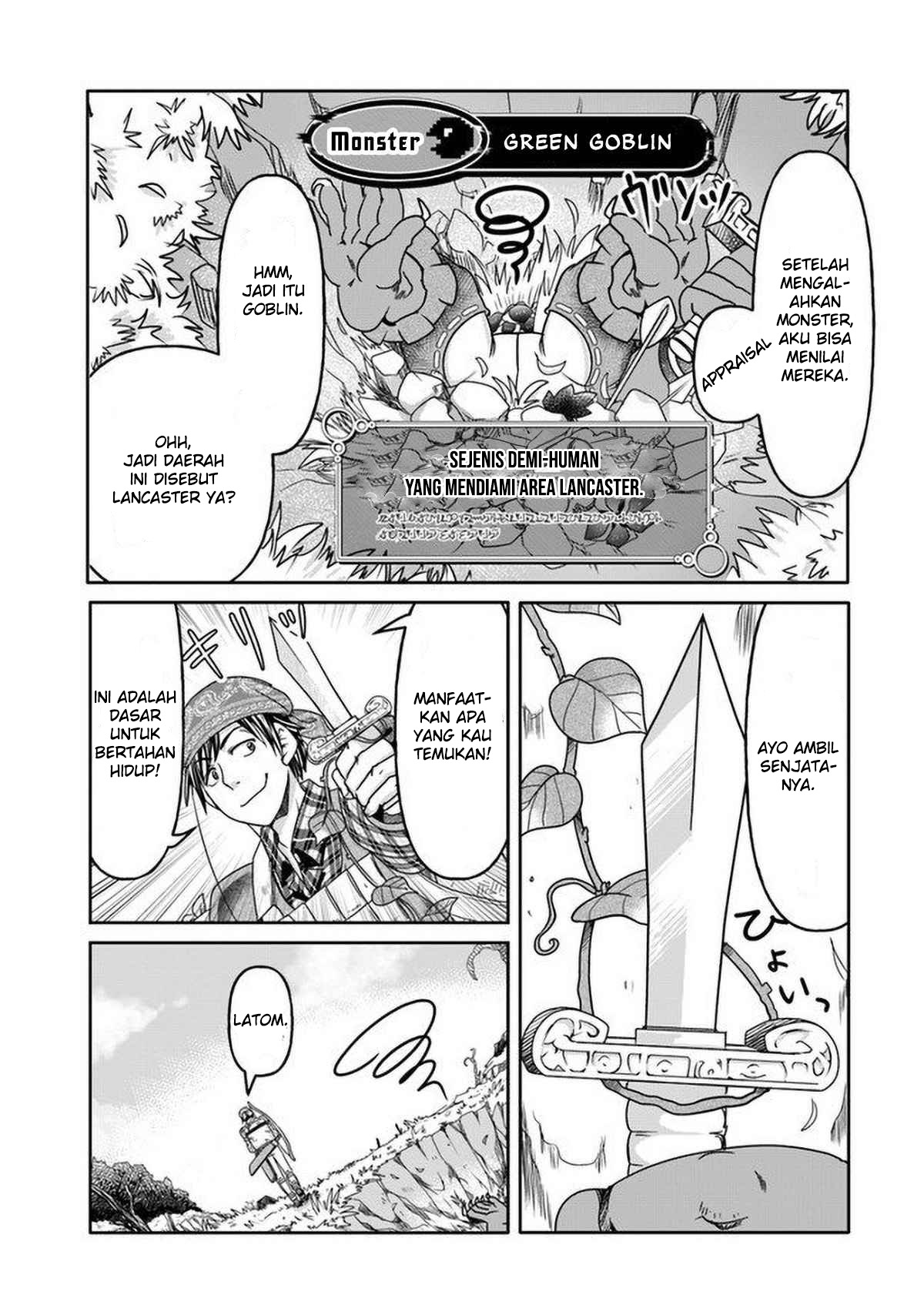 Shousha Man no Isekai Survival: Zettai Hito to wa Tsurumanee Chapter 1 - halaman 12