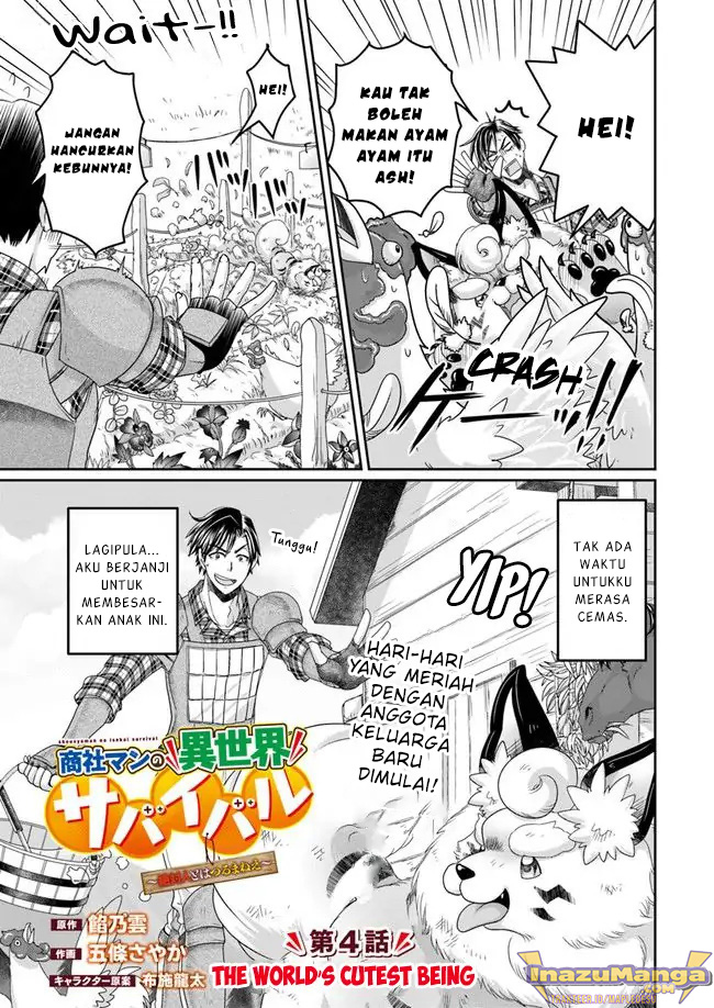 Shousha Man no Isekai Survival: Zettai Hito to wa Tsurumanee Chapter 4 - halaman 2