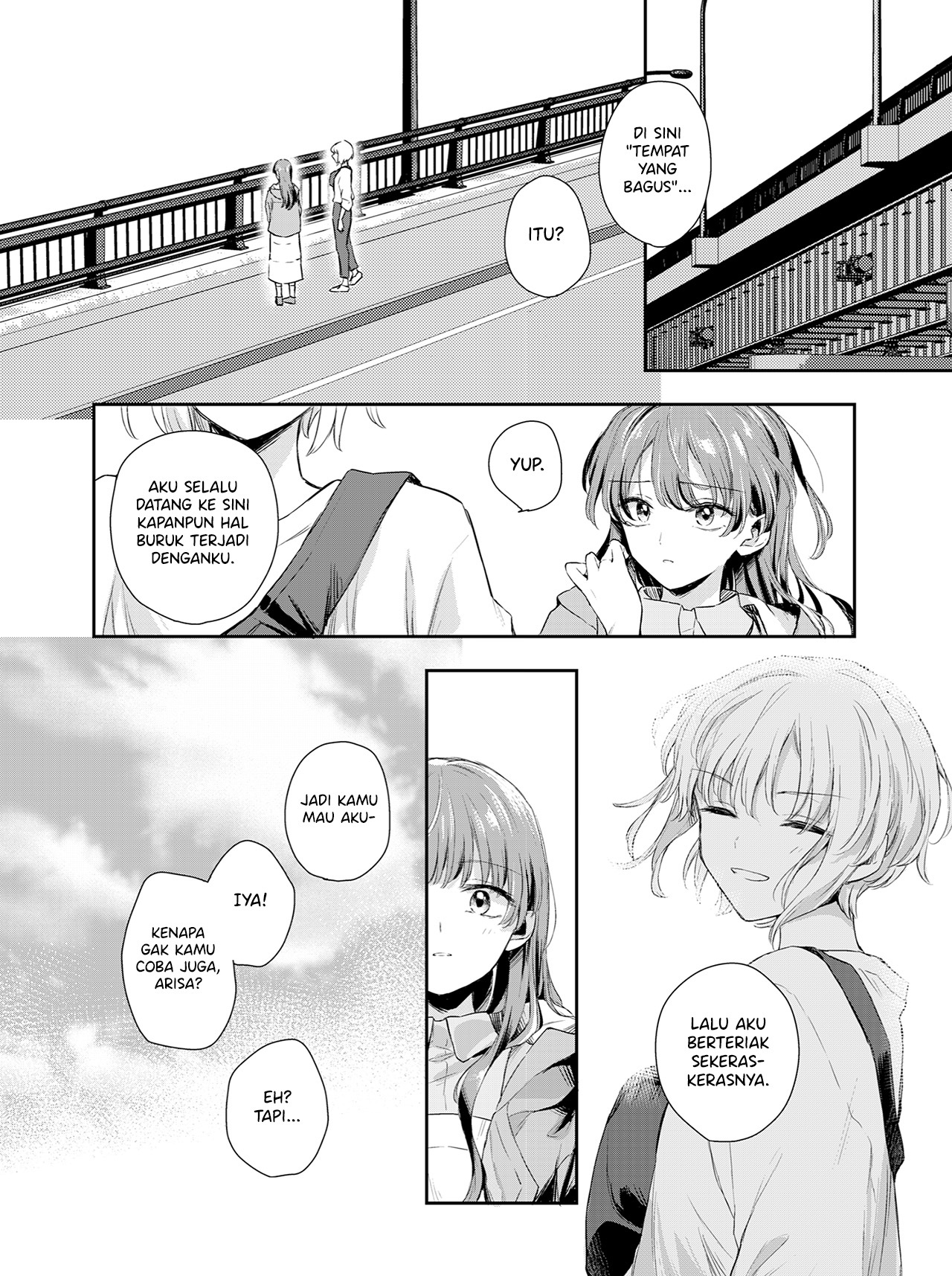Shouting at the Top of Their Lungs on a Date Chapter 0 - halaman 6