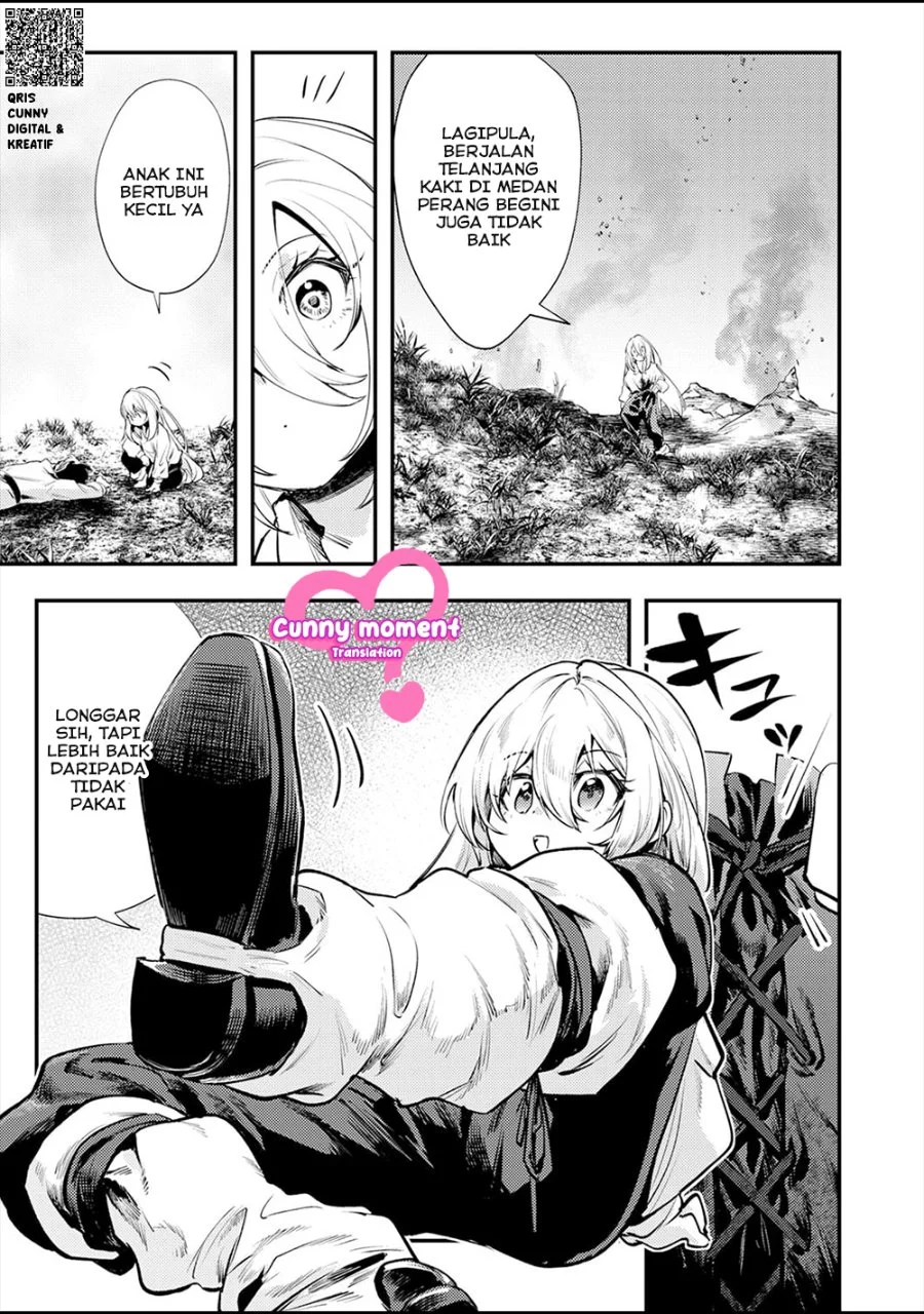 Shura Youjo no Eiyuutan ~Hanpa-sha to Iwa Reta Youhei, Youjo ni Tensei Shite Nariagaru~ Chapter 1 - halaman 40