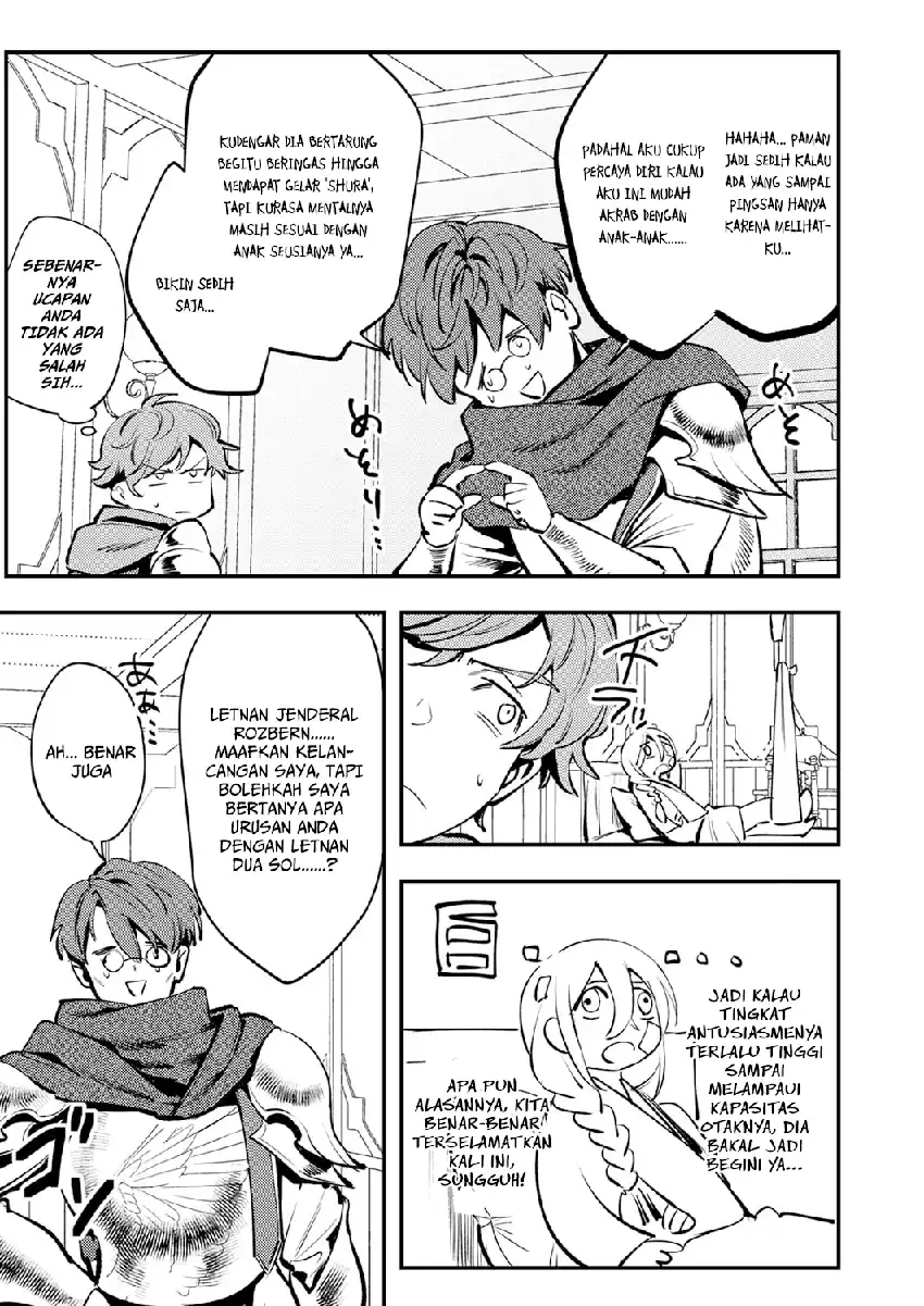 Shura Youjo no Eiyuutan ~Hanpa-sha to Iwa Reta Youhei, Youjo ni Tensei Shite Nariagaru~ Chapter 11 - halaman 12