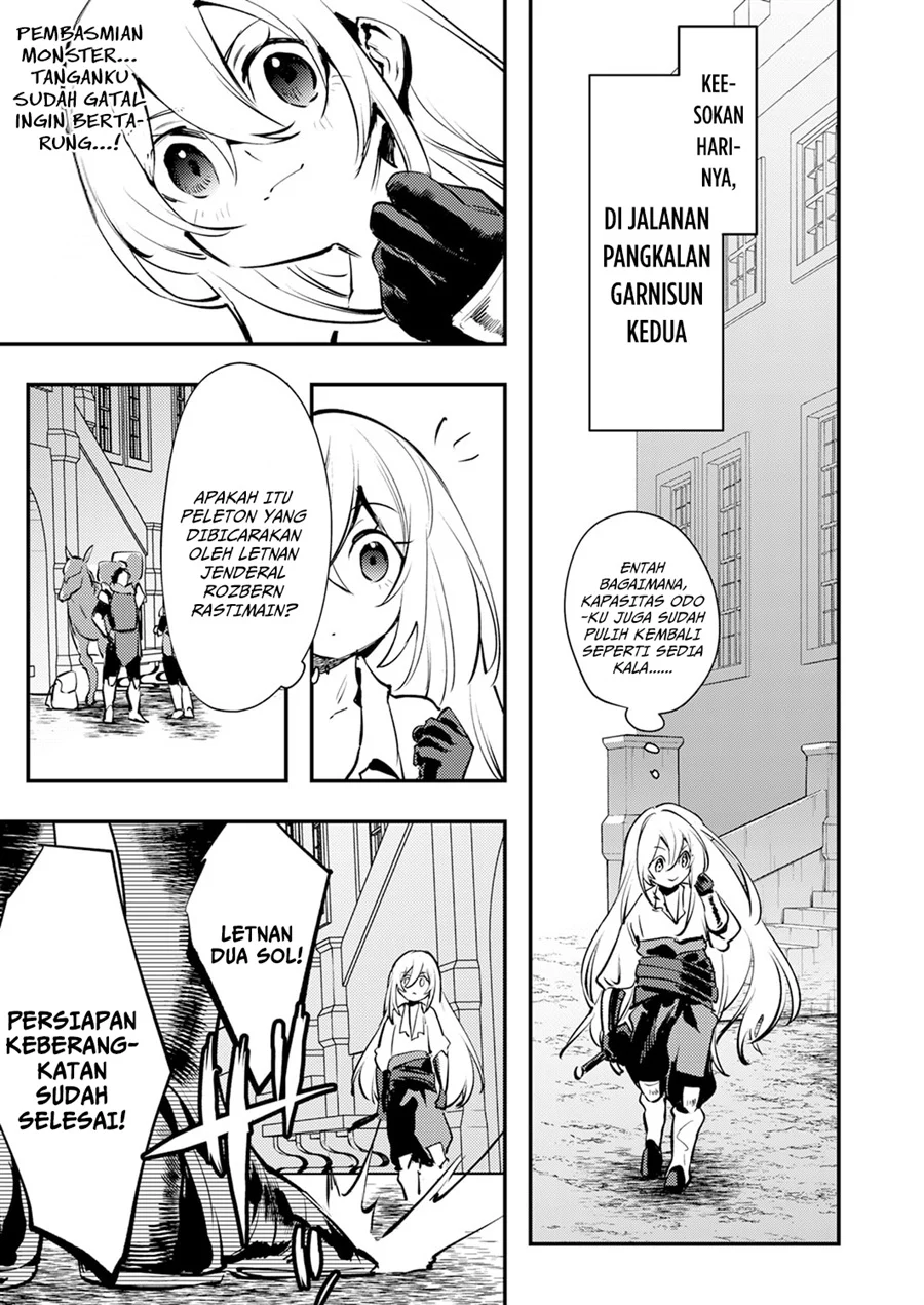 Shura Youjo no Eiyuutan ~Hanpa-sha to Iwa Reta Youhei, Youjo ni Tensei Shite Nariagaru~ Chapter 12 - halaman 1
