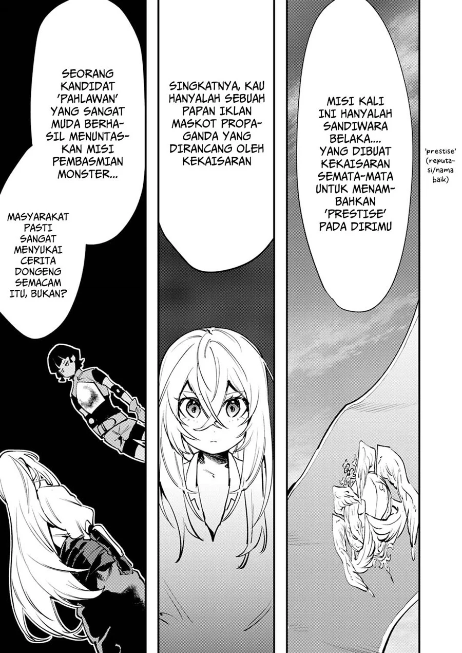Shura Youjo no Eiyuutan ~Hanpa-sha to Iwa Reta Youhei, Youjo ni Tensei Shite Nariagaru~ Chapter 13 - halaman 19