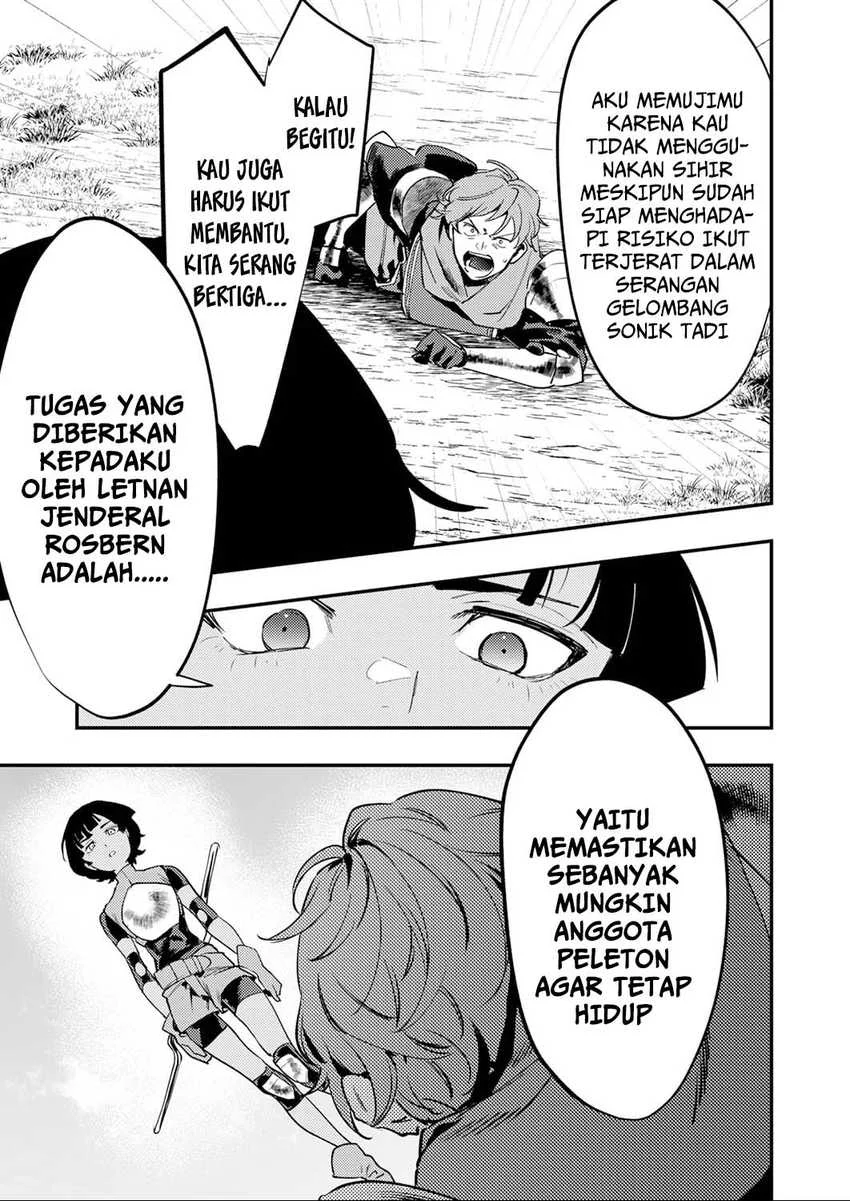 Shura Youjo no Eiyuutan ~Hanpa-sha to Iwa Reta Youhei, Youjo ni Tensei Shite Nariagaru~ Chapter 14 - halaman 23