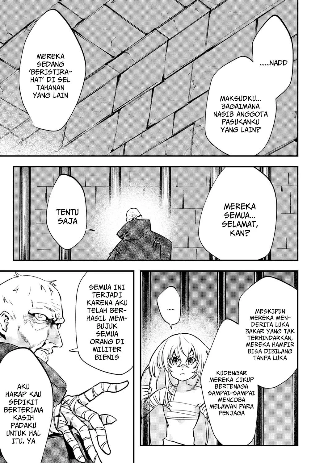 Shura Youjo no Eiyuutan ~Hanpa-sha to Iwa Reta Youhei, Youjo ni Tensei Shite Nariagaru~ Chapter 16 - halaman 13