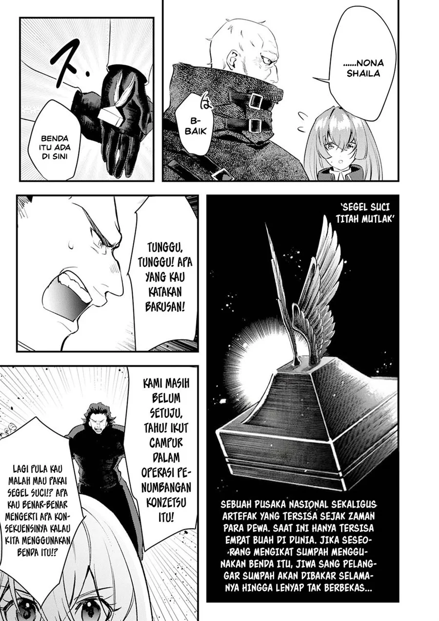 Shura Youjo no Eiyuutan ~Hanpa-sha to Iwa Reta Youhei, Youjo ni Tensei Shite Nariagaru~ Chapter 17 - halaman 27
