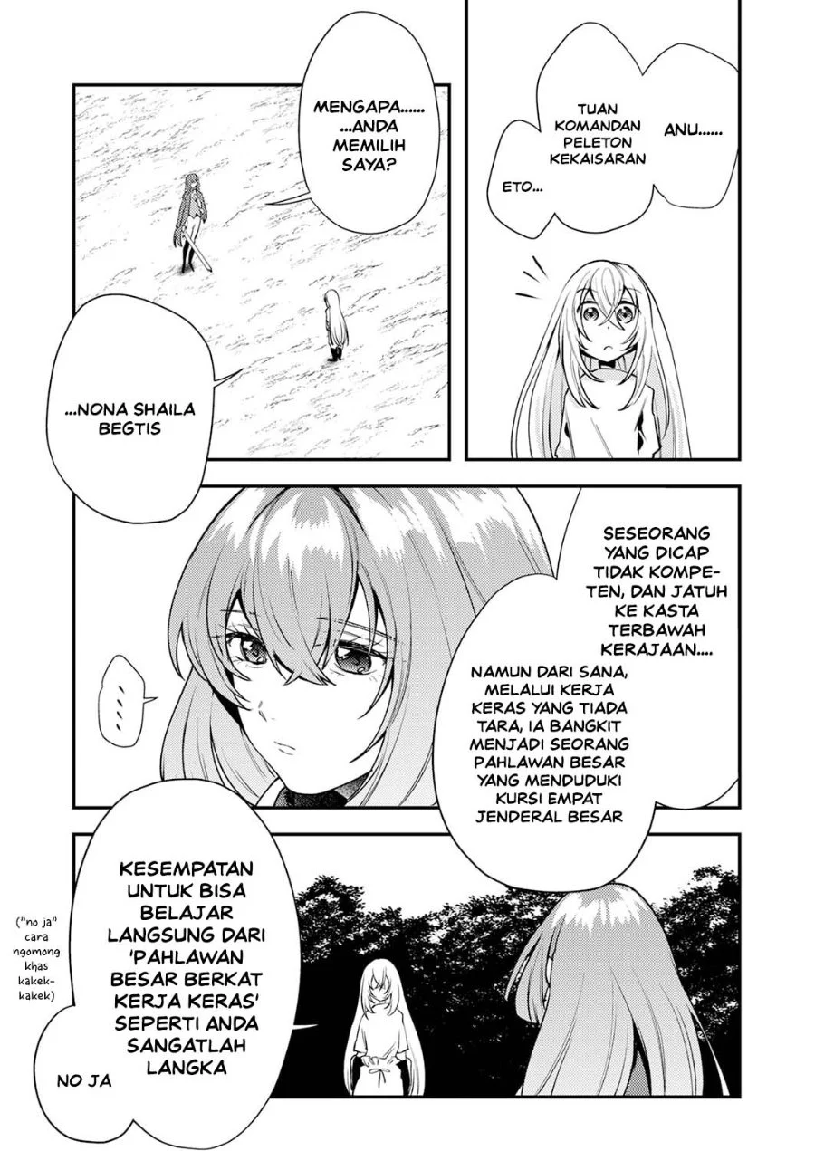Shura Youjo no Eiyuutan ~Hanpa-sha to Iwa Reta Youhei, Youjo ni Tensei Shite Nariagaru~ Chapter 18 - halaman 19