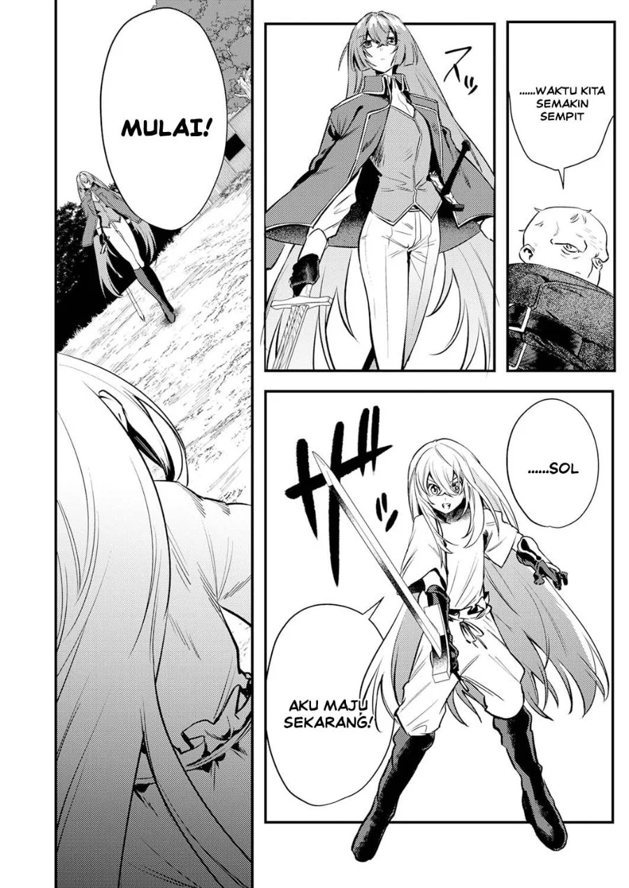 Shura Youjo no Eiyuutan ~Hanpa-sha to Iwa Reta Youhei, Youjo ni Tensei Shite Nariagaru~ Chapter 18 - halaman 32
