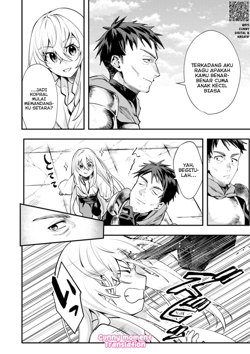 Shura Youjo no Eiyuutan ~Hanpa-sha to Iwa Reta Youhei, Youjo ni Tensei Shite Nariagaru~ Chapter 3 - halaman 12