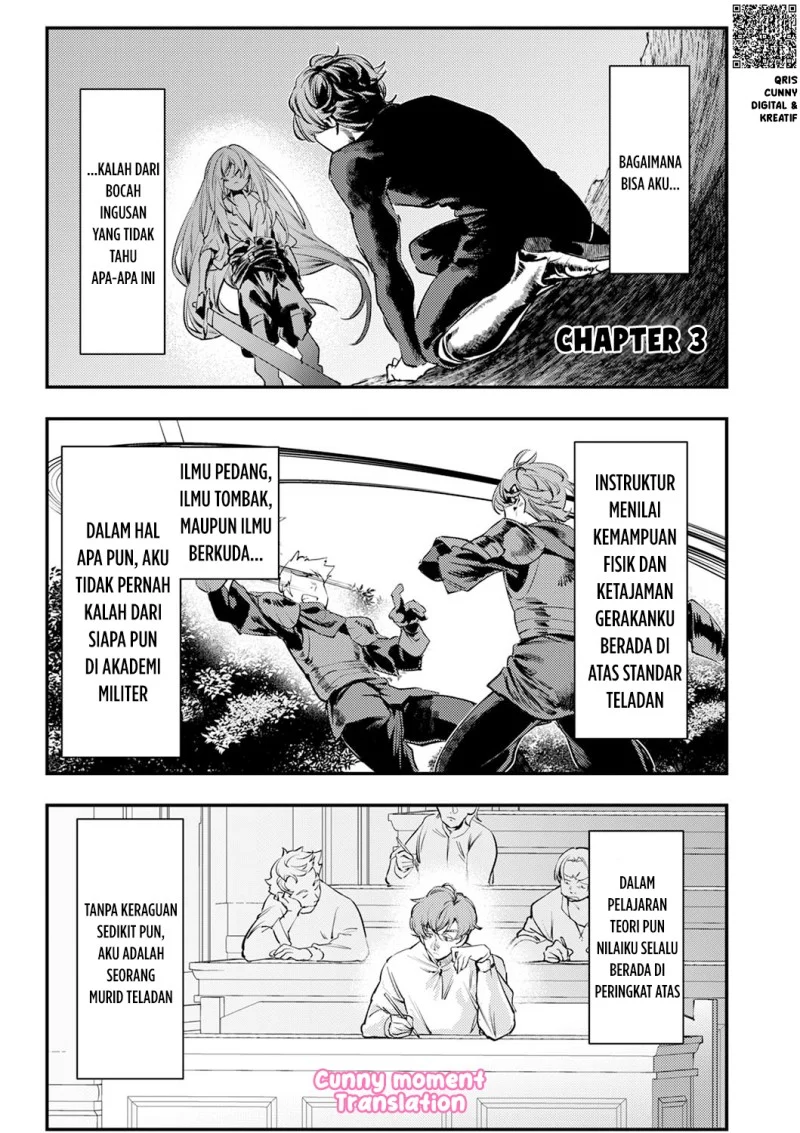 Shura Youjo no Eiyuutan ~Hanpa-sha to Iwa Reta Youhei, Youjo ni Tensei Shite Nariagaru~ Chapter 3 - halaman 3