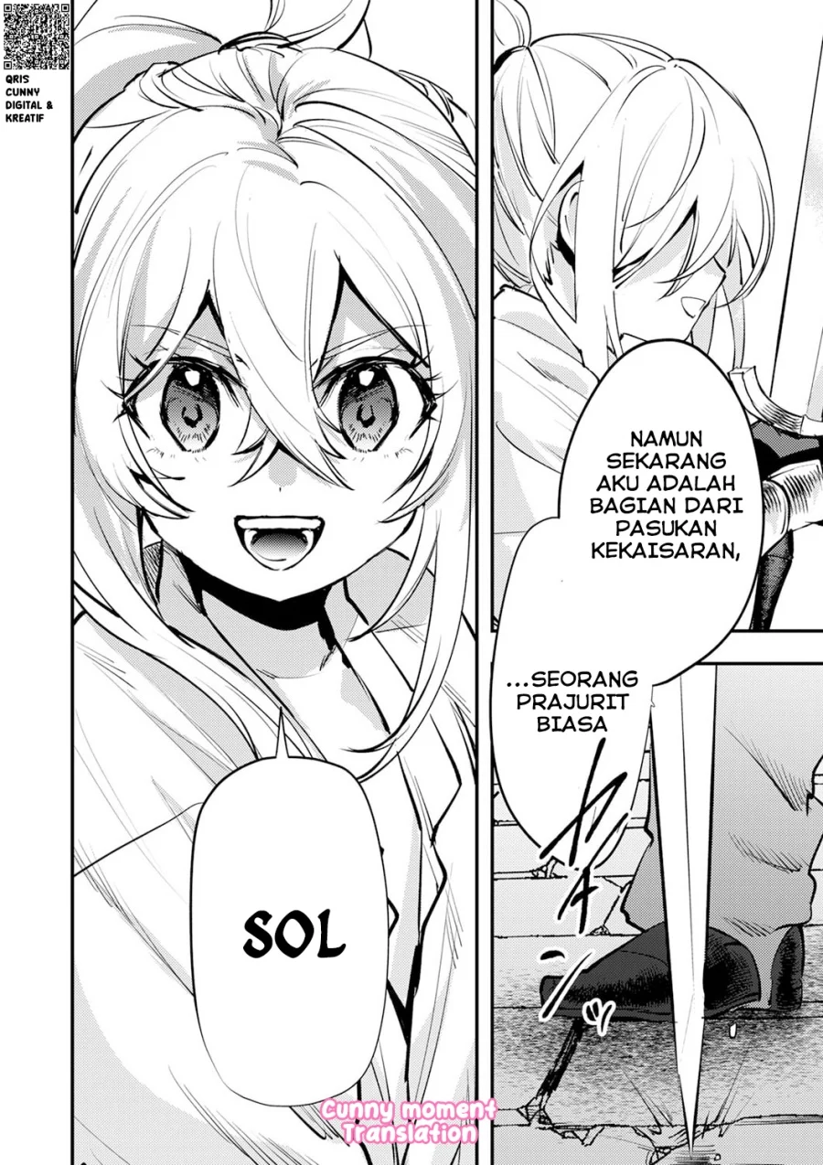 Shura Youjo no Eiyuutan ~Hanpa-sha to Iwa Reta Youhei, Youjo ni Tensei Shite Nariagaru~ Chapter 4 - halaman 28