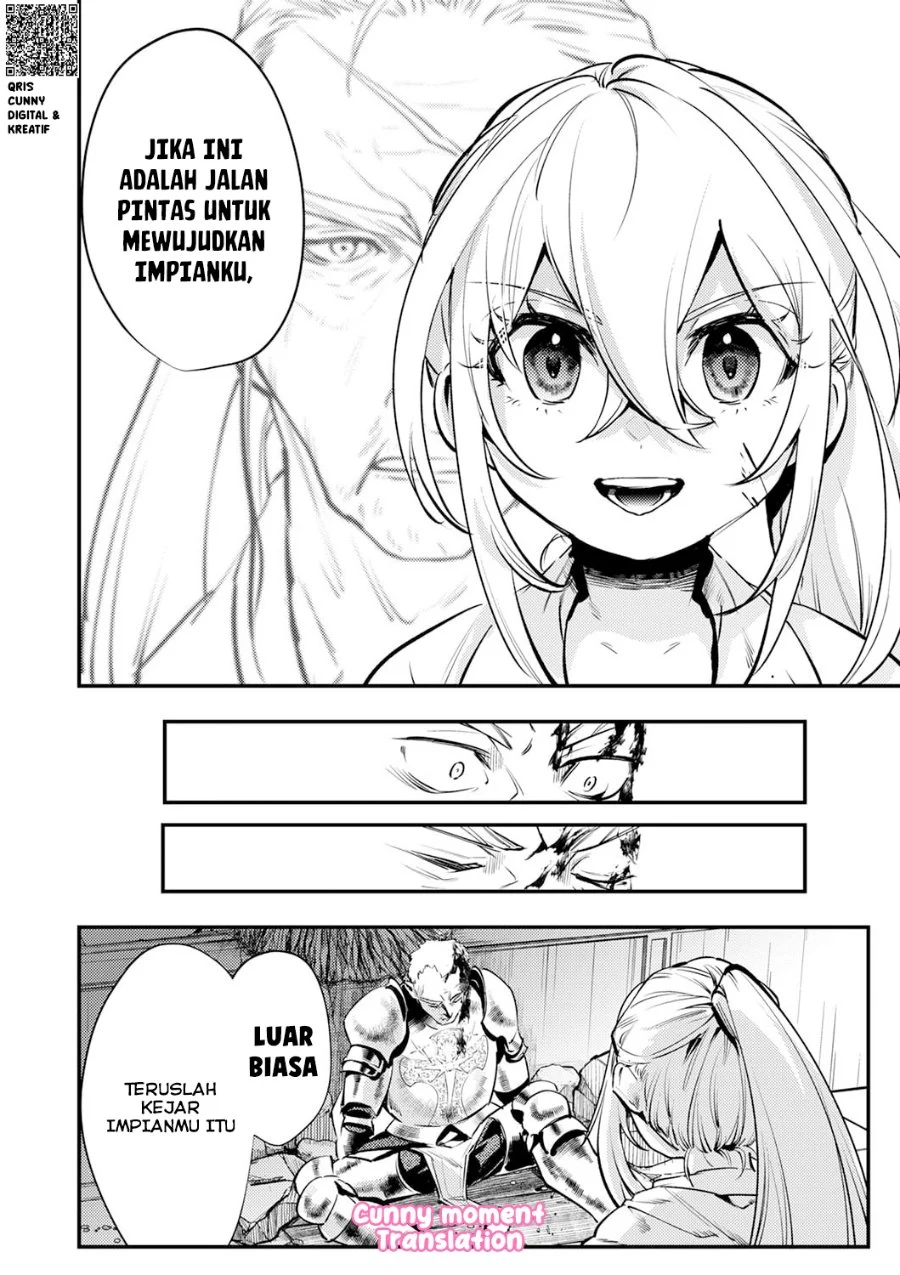 Shura Youjo no Eiyuutan ~Hanpa-sha to Iwa Reta Youhei, Youjo ni Tensei Shite Nariagaru~ Chapter 5 - halaman 34