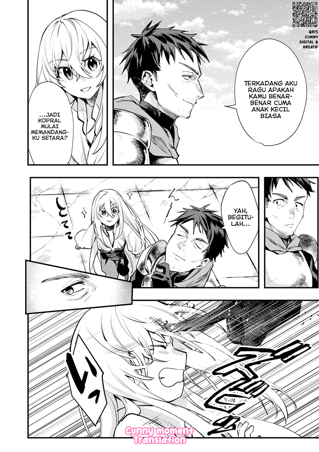 Shura Youjo no Eiyuutan: Hanpamono to Iwareta Youhei, Youjo ni Tensei shite Nariagaru Chapter 3 - halaman 12