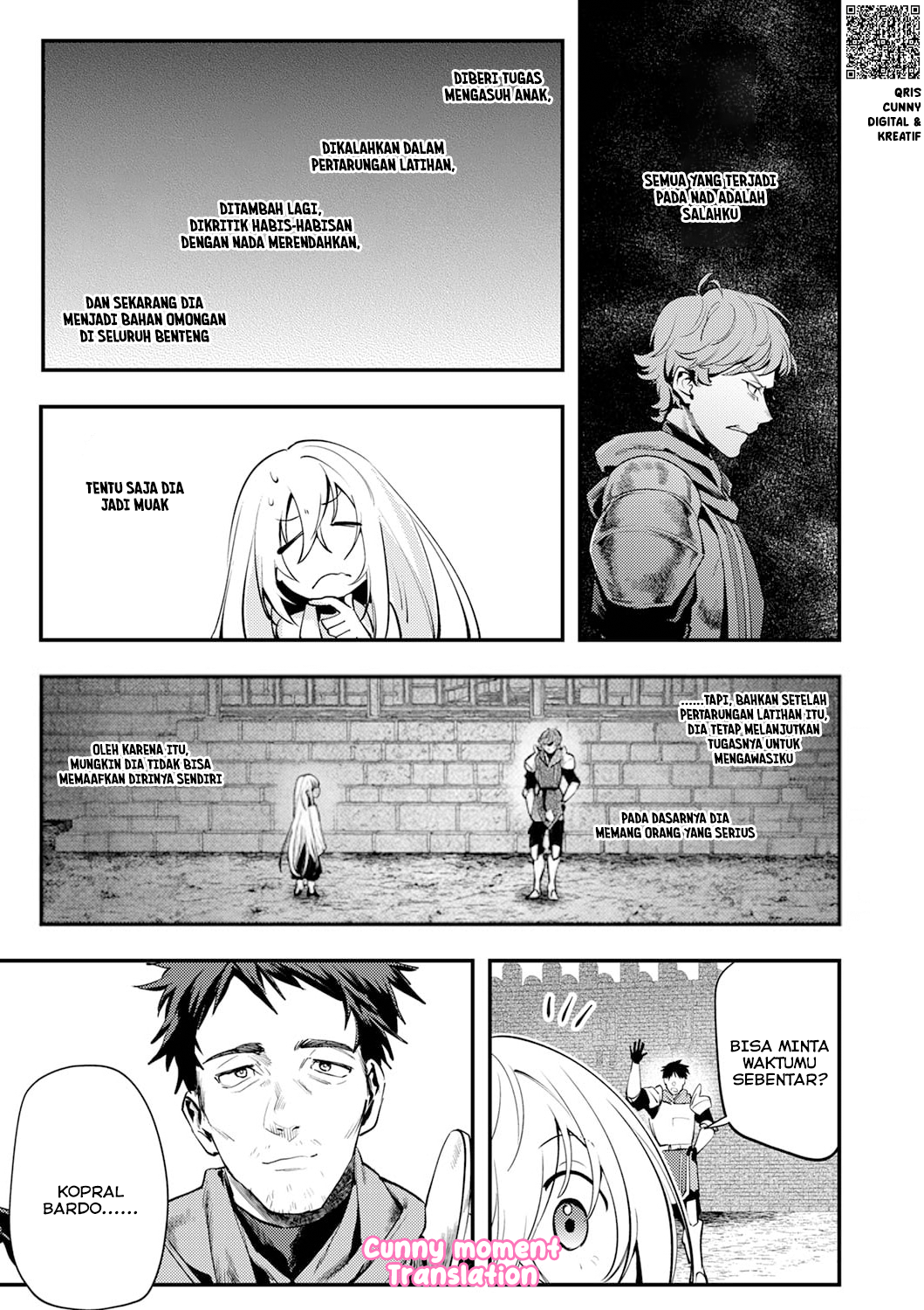 Shura Youjo no Eiyuutan: Hanpamono to Iwareta Youhei, Youjo ni Tensei shite Nariagaru Chapter 3 - halaman 9