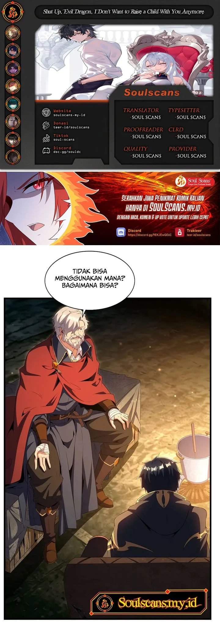 Shut Up, Evil Dragon, I Don’t Want to Raise a Child With You Anymore Chapter 102 - halaman 1