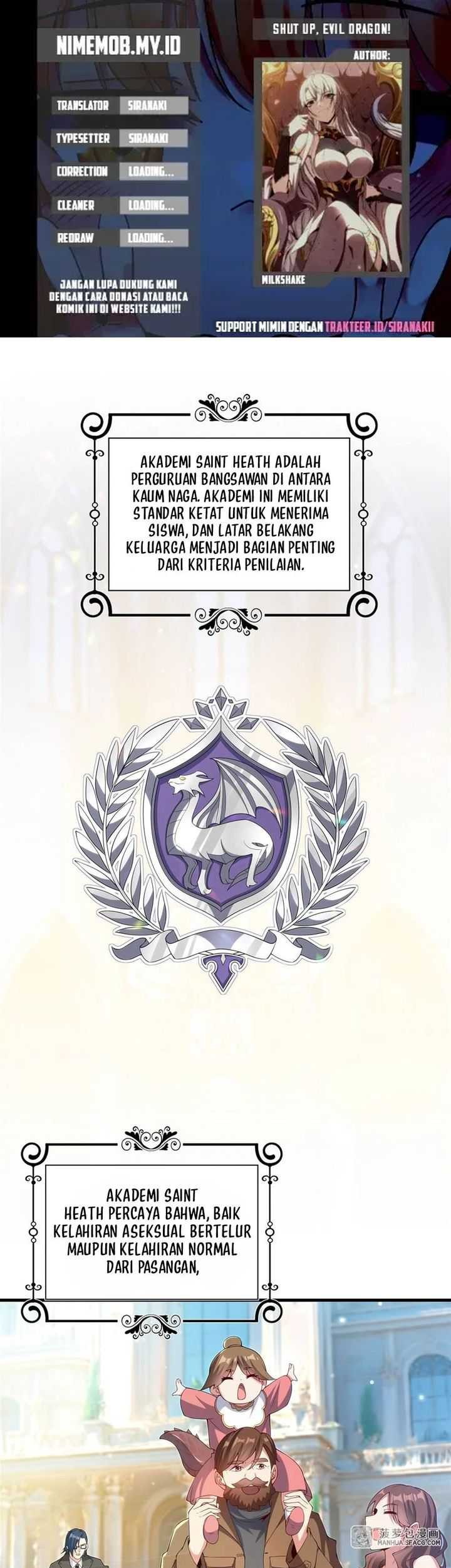 Shut Up, Evil Dragon, I Don’t Want to Raise a Child With You Anymore Chapter 17 - halaman 1