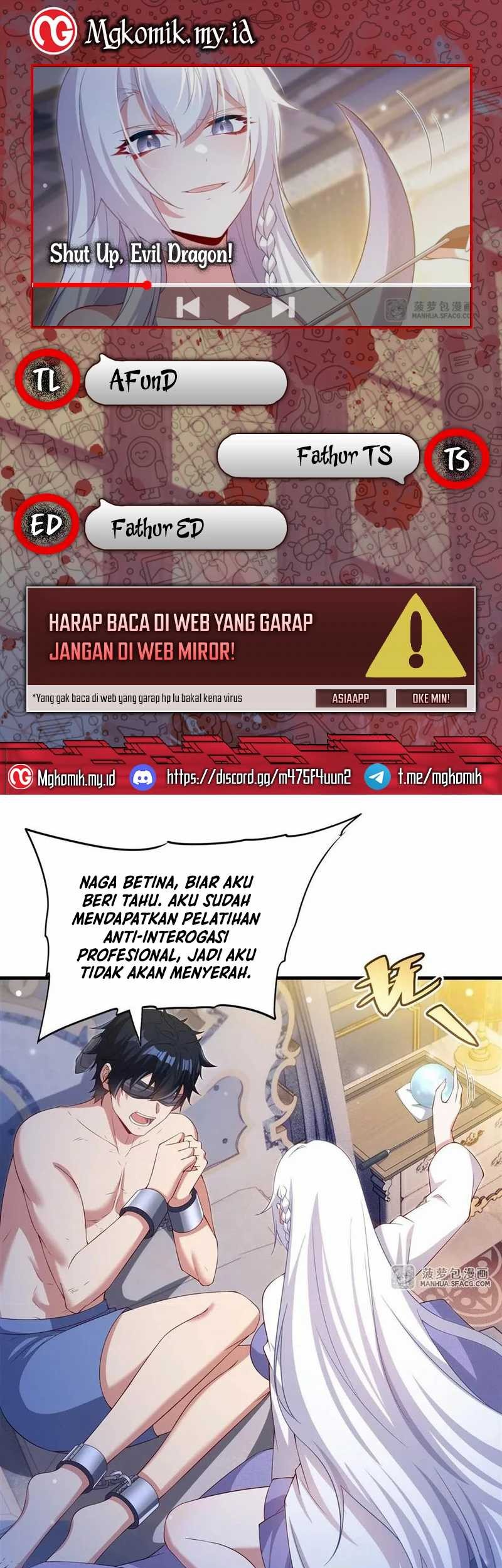 Shut Up, Evil Dragon, I Don’t Want to Raise a Child With You Anymore Chapter 33 - halaman 1