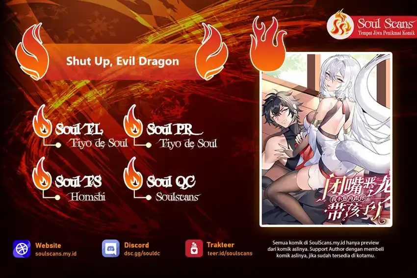 Shut Up, Evil Dragon, I Don’t Want to Raise a Child With You Anymore Chapter 80 - halaman 1