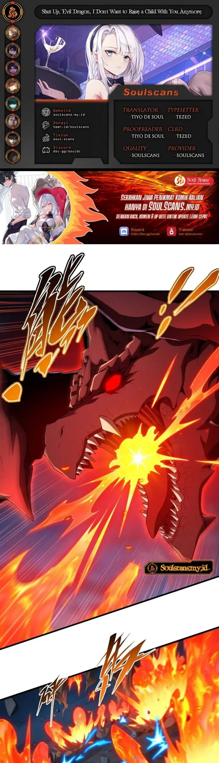 Shut Up, Evil Dragon, I Don’t Want to Raise a Child With You Anymore Chapter 90 - halaman 1