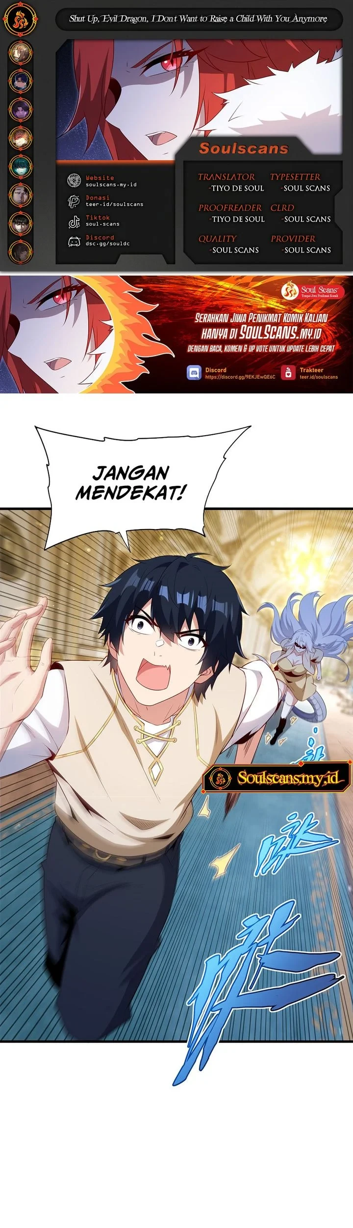 Shut Up, Evil Dragon, I Don’t Want to Raise a Child With You Anymore Chapter 94 - halaman 1