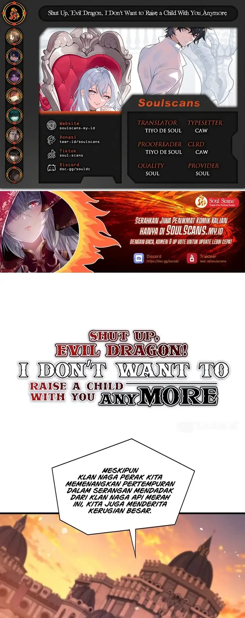 Shut Up, Evil Dragon, I Don’t Want to Raise a Child With You Anymore Chapter 95 - halaman 1