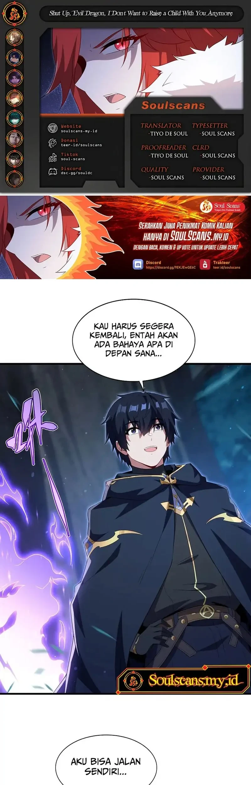 Shut Up, Evil Dragon, I Don’t Want to Raise a Child With You Anymore Chapter 98 - halaman 1
