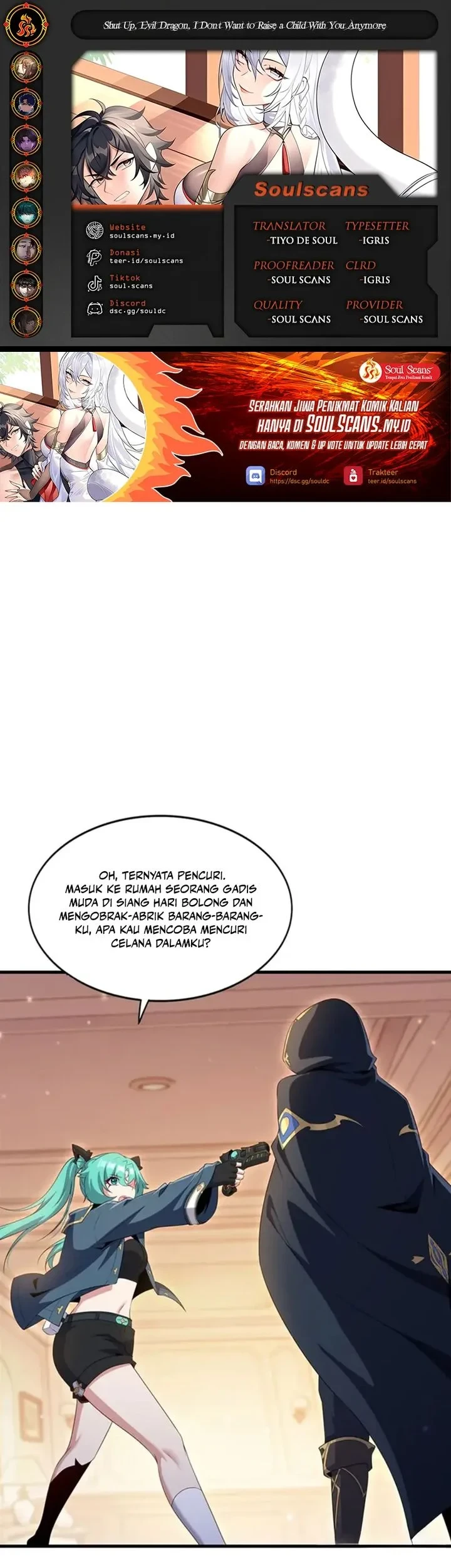 Shut Up, Evil Dragon, I Don’t Want to Raise a Child With You Anymore Chapter 99 - halaman 1