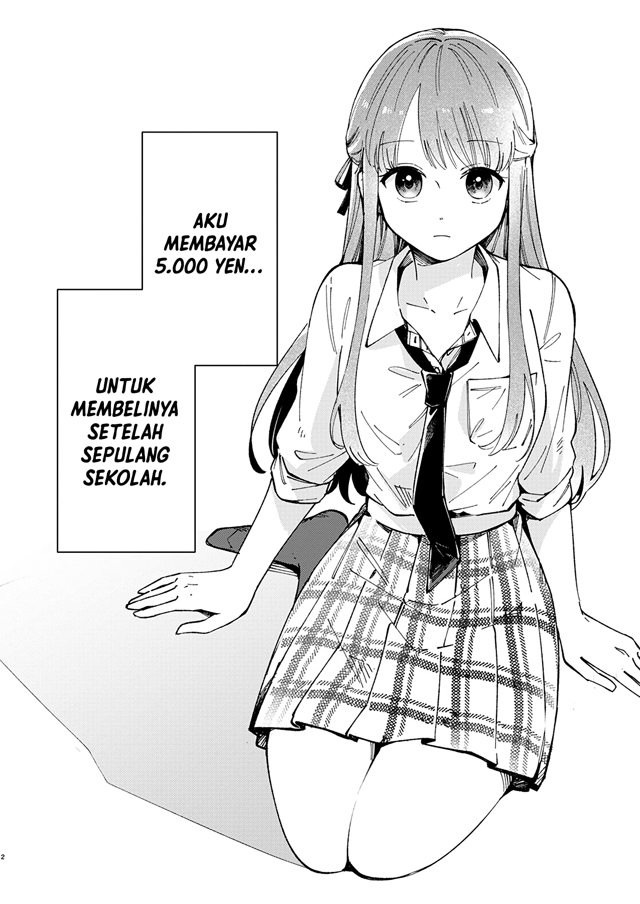 Shuu ni Ichido Classmate wo Kau Hanashi: Futari no Jikan, Iiwake no 5000-en Chapter 1 - halaman 3