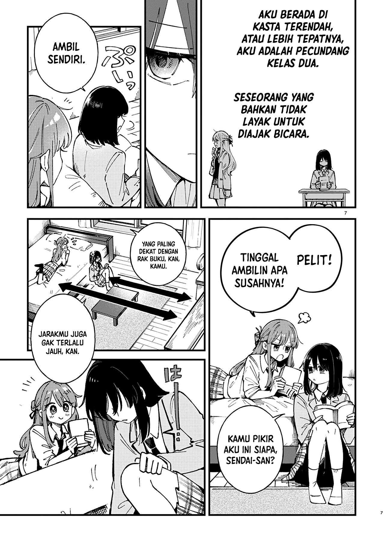 Shuu ni Ichido Classmate wo Kau Hanashi: Futari no Jikan, Iiwake no 5000-en Chapter 1 - halaman 8