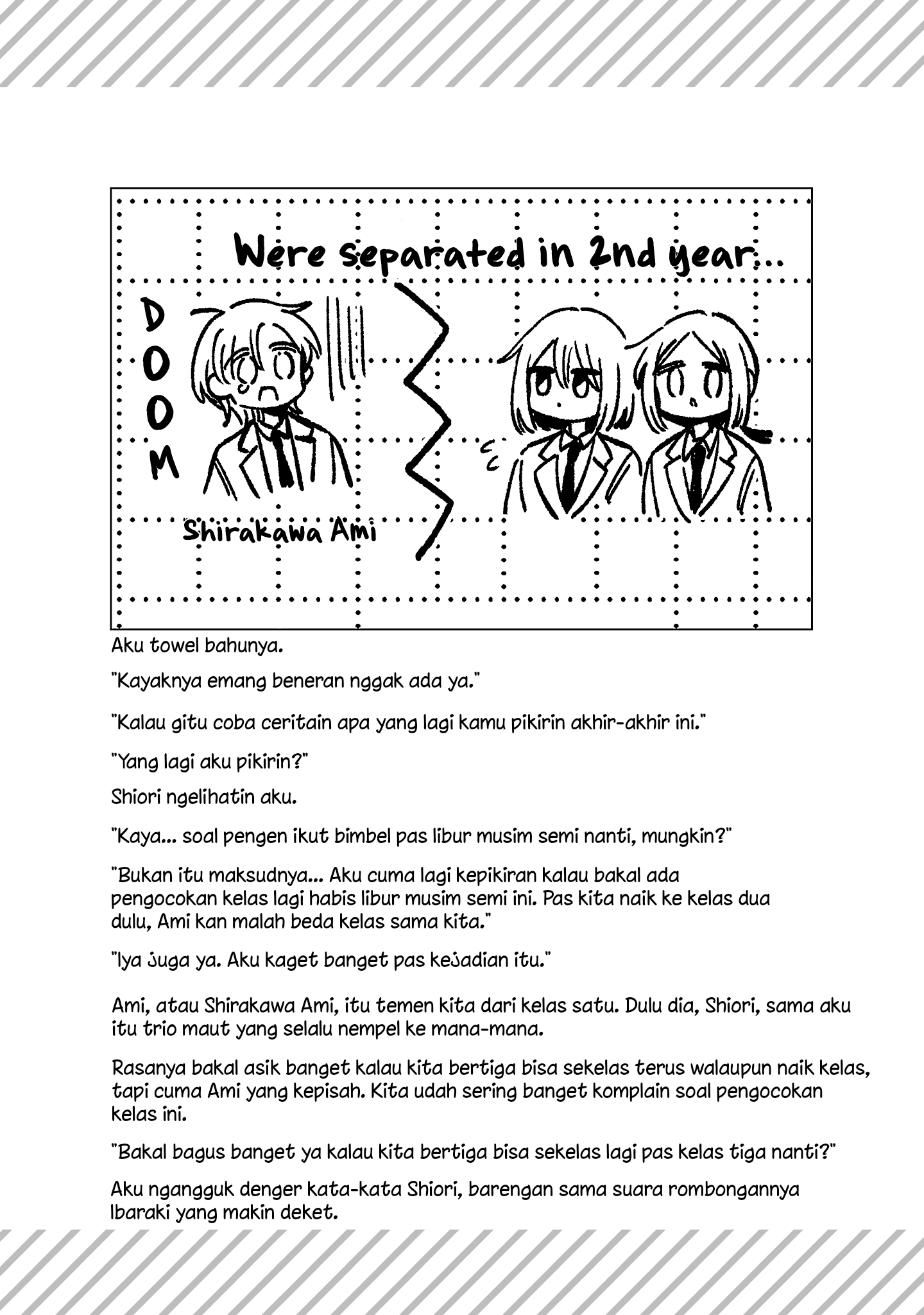 Shuu ni Ichido Classmate wo Kau Hanashi: Futari no Jikan, Iiwake no 5000-en Chapter 12.5 - halaman 6