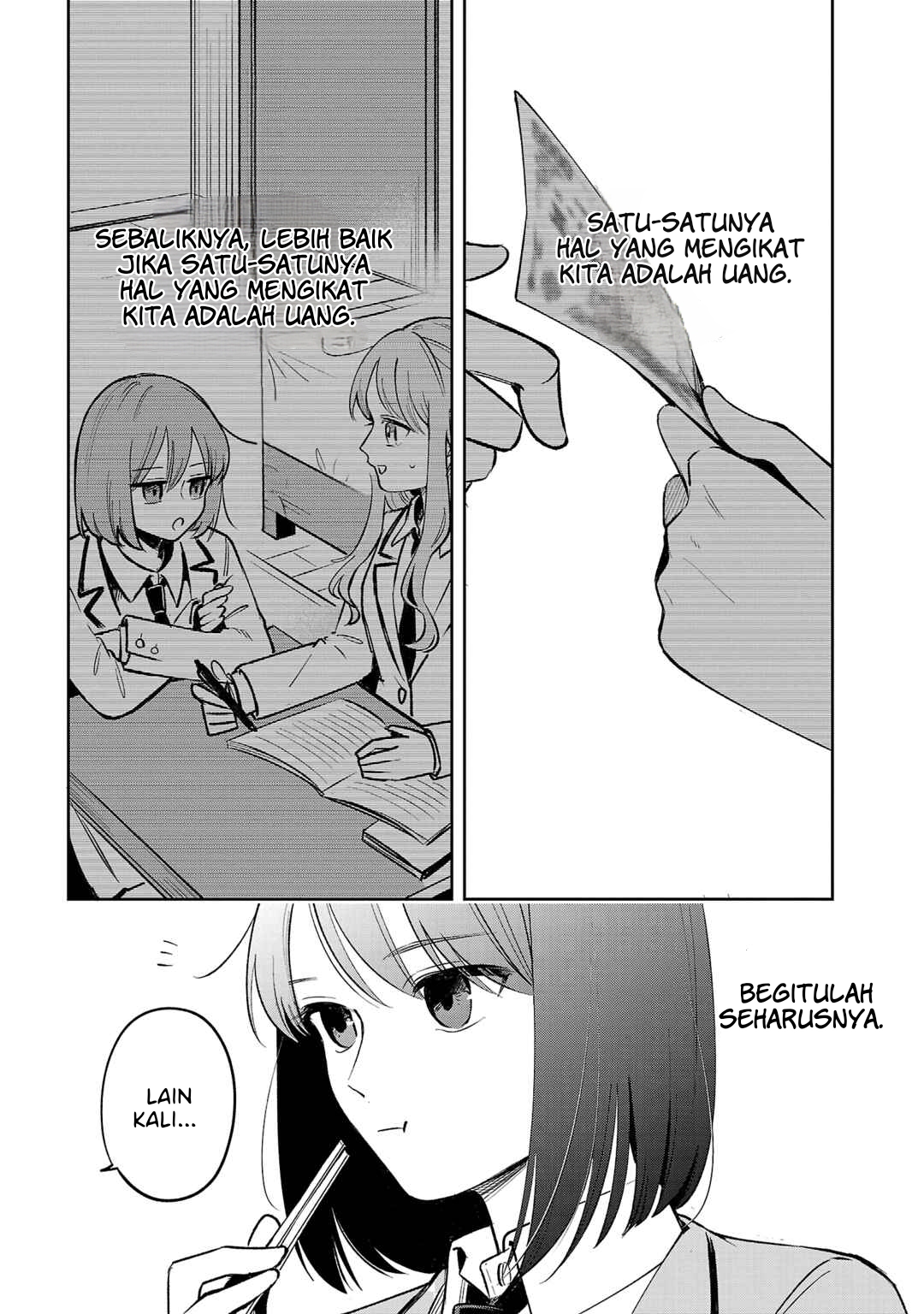 Shuu ni Ichido Classmate wo Kau Hanashi: Futari no Jikan, Iiwake no 5000-en Chapter 5 - halaman 15