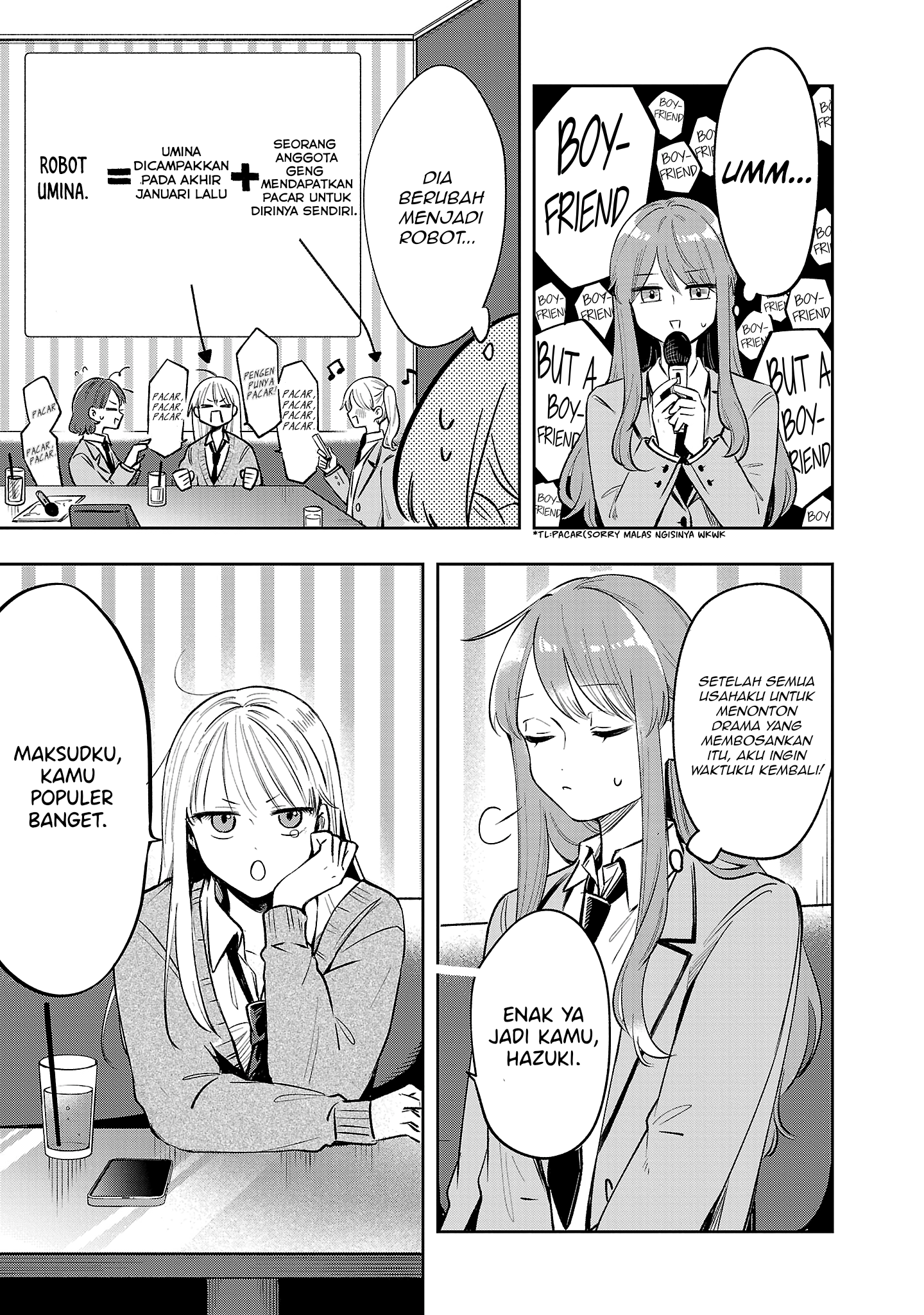 Shuu ni Ichido Classmate wo Kau Hanashi: Futari no Jikan, Iiwake no 5000-en Chapter 6 - halaman 9