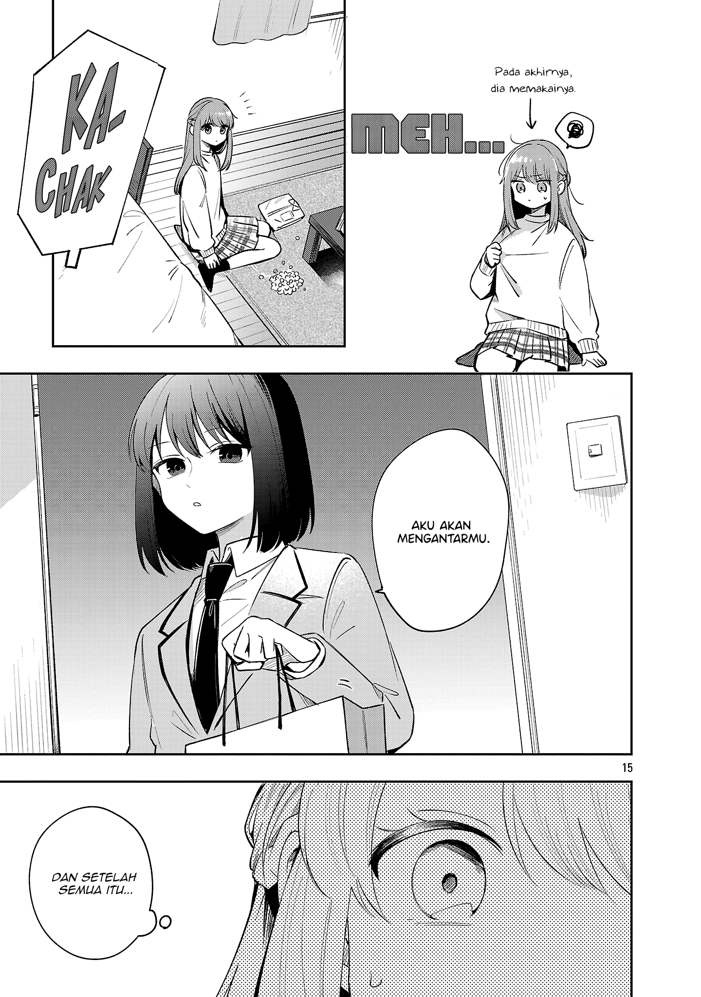 Shuu ni Ichido Classmate wo Kau Hanashi: Futari no Jikan, Iiwake no 5000-en Chapter 8 - halaman 15