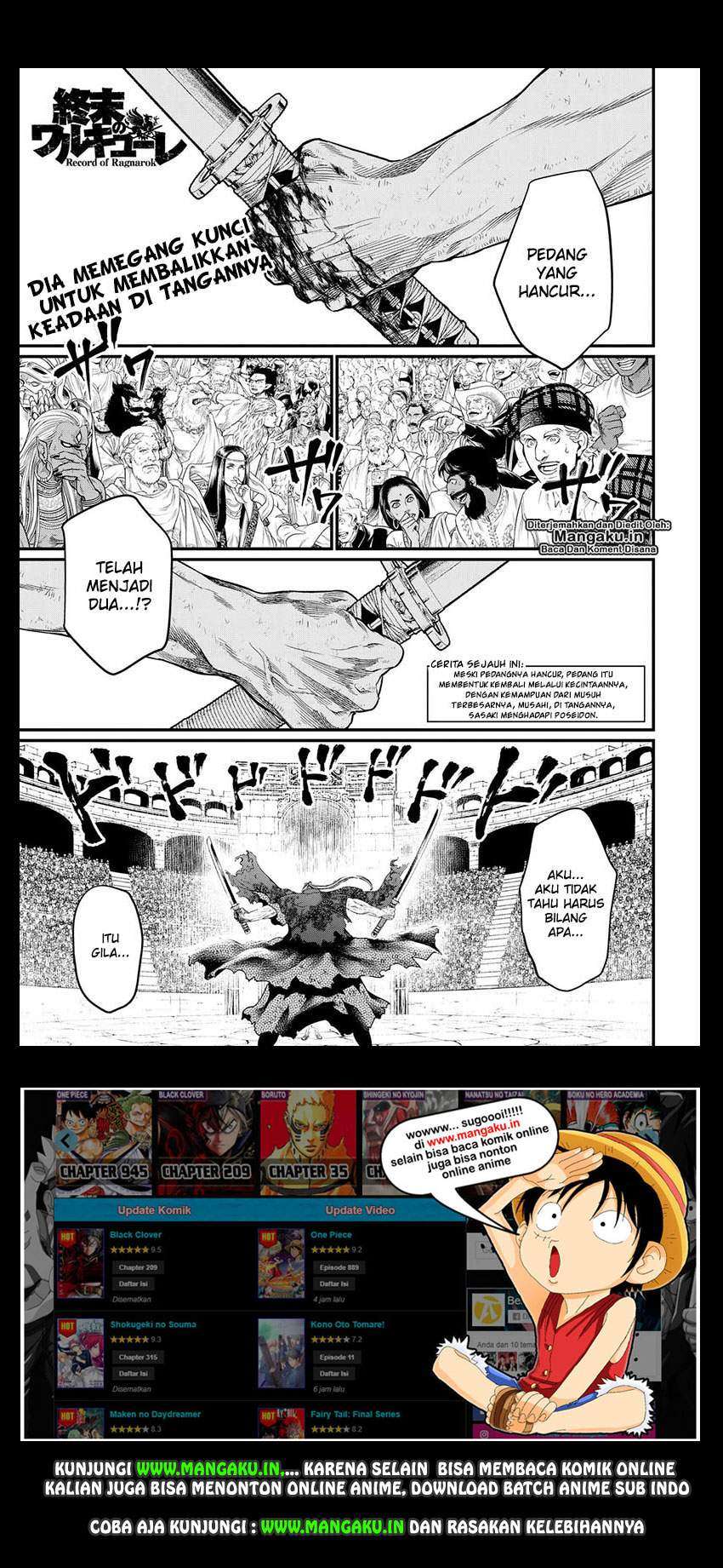 Shuumatsu no Valkyrie Chapter 19 - halaman 2