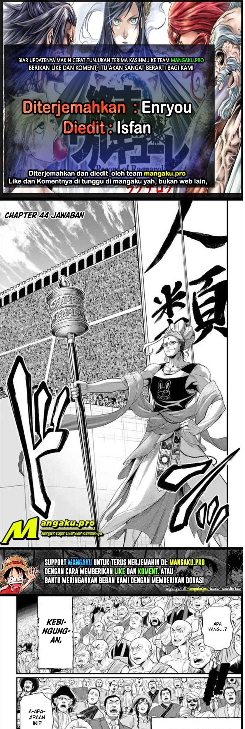 Shuumatsu no Valkyrie Chapter 44.1 - halaman 1