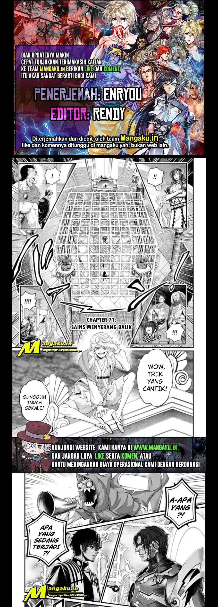 Shuumatsu no Valkyrie Chapter 71.1 - halaman 1