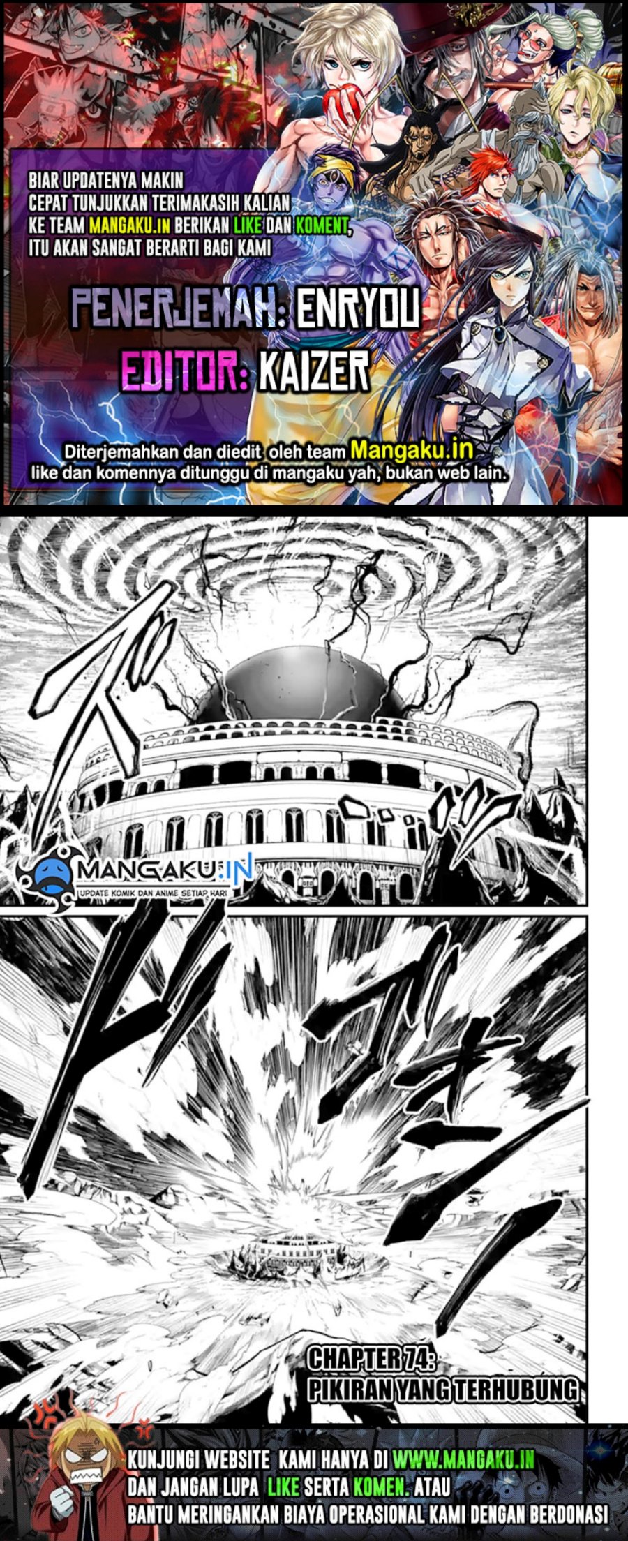 Shuumatsu no Valkyrie Chapter 74.1 - halaman 1
