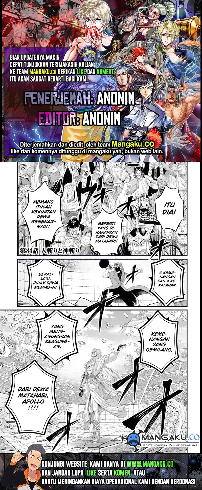 Shuumatsu no Valkyrie Chapter 84 - halaman 1