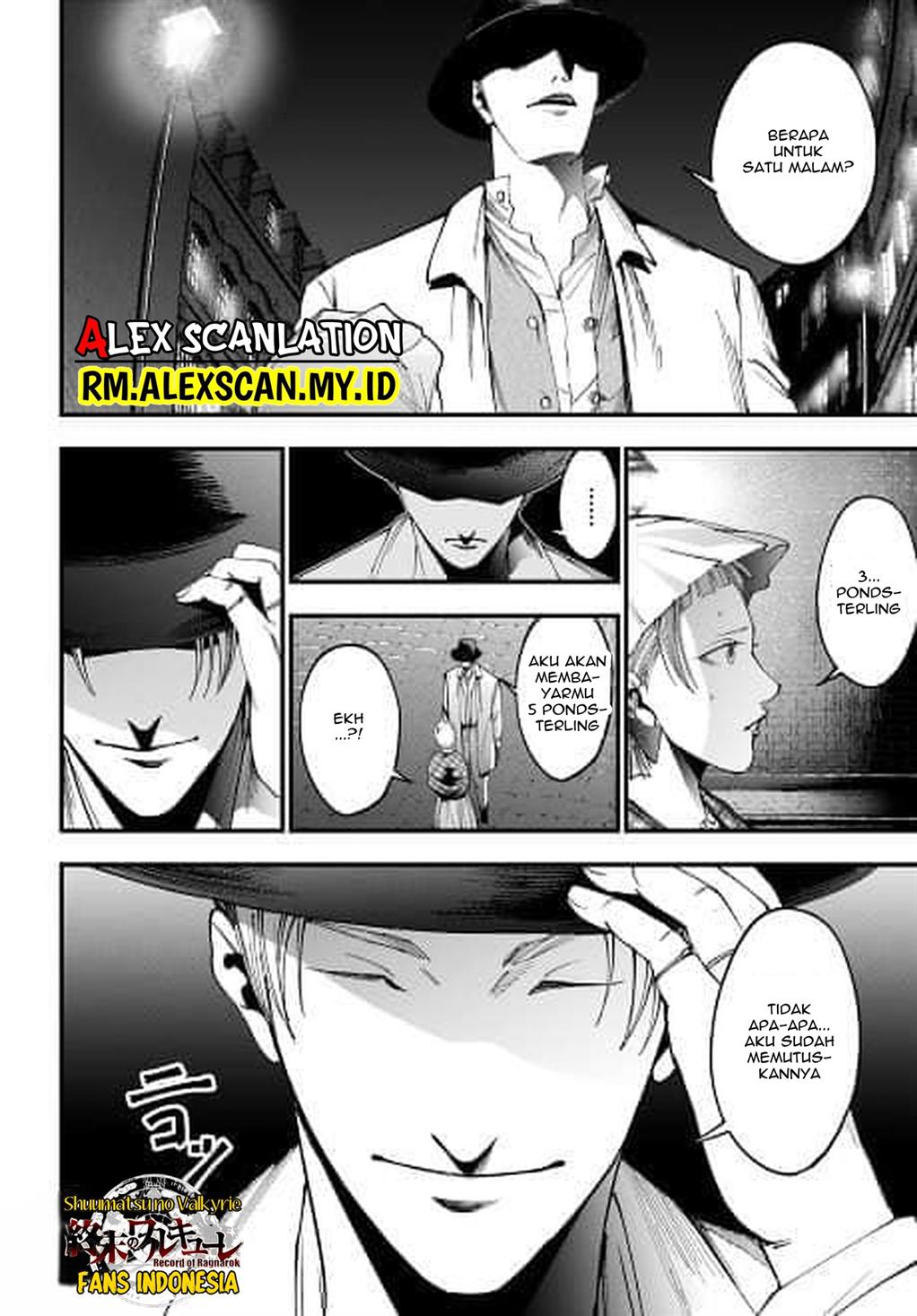 Shuumatsu no Valkyrie Kitan – Jack the Ripper no Jikenbo Chapter 1 - halaman 40