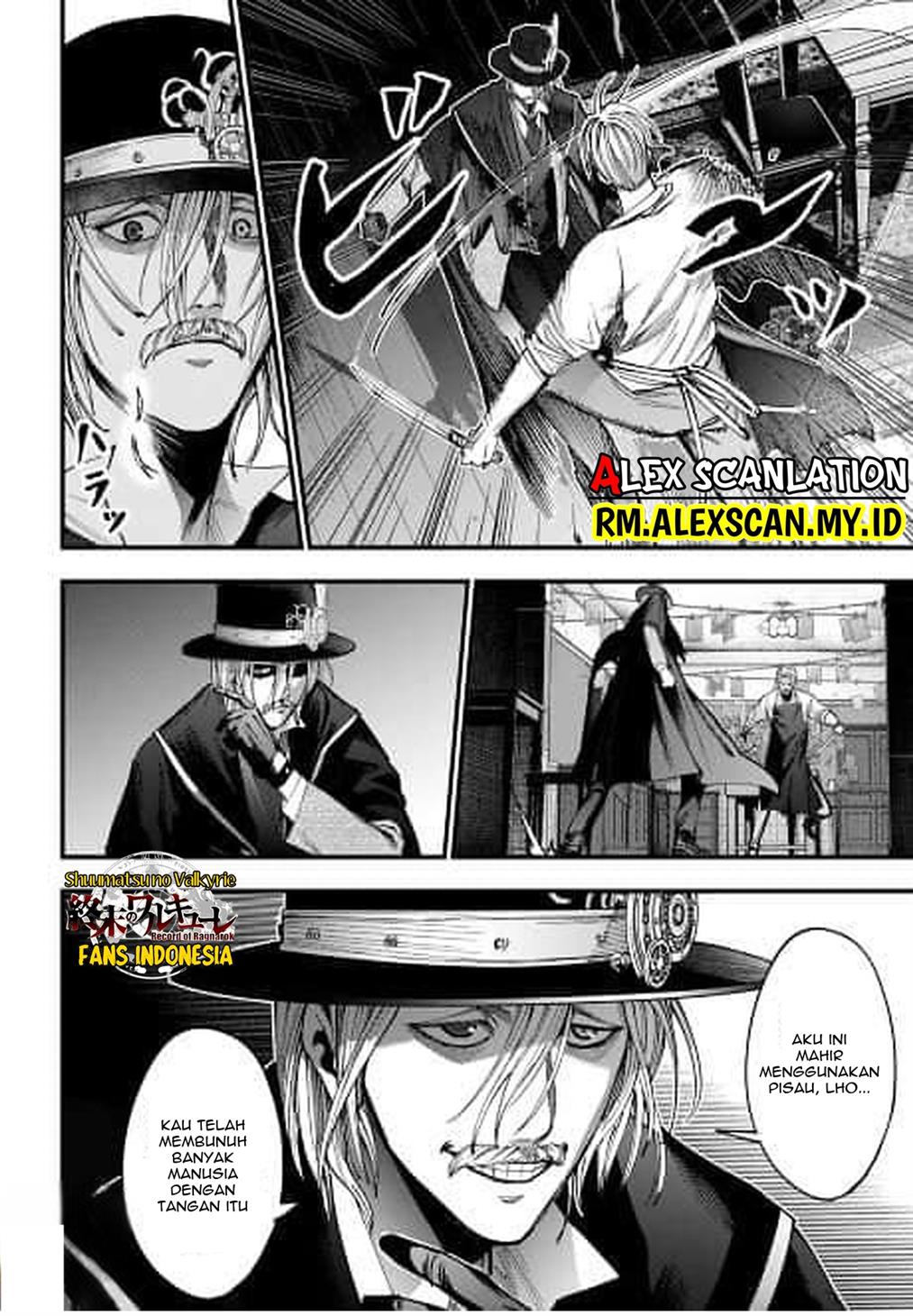 Shuumatsu no Valkyrie Kitan – Jack the Ripper no Jikenbo Chapter 1 - halaman 50